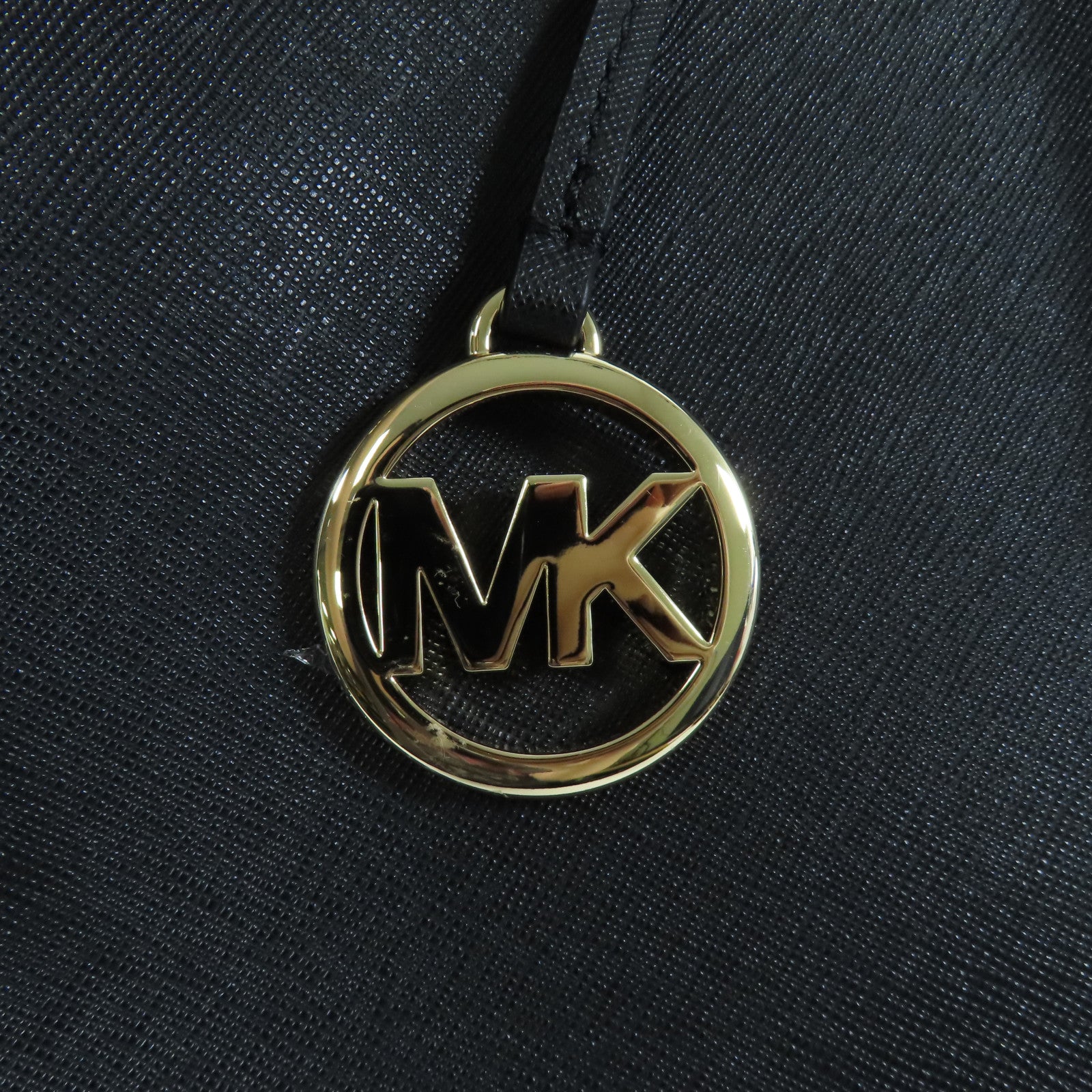 Michael Kors Saffiano皮革Tote Bag金扣肩背袋