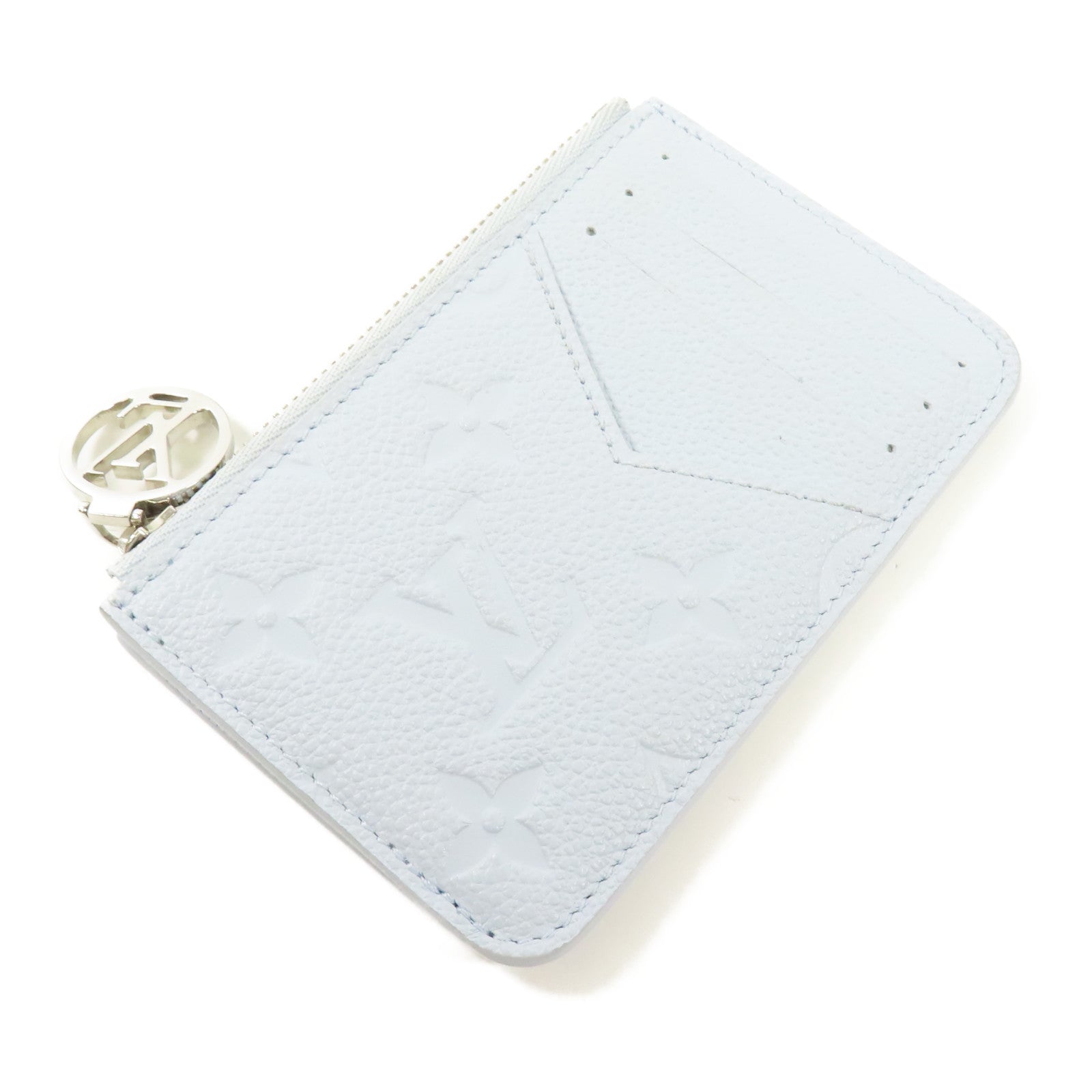 LOUIS VUITTON Monogram Empreinte Romy Card Holder銀扣卡片套