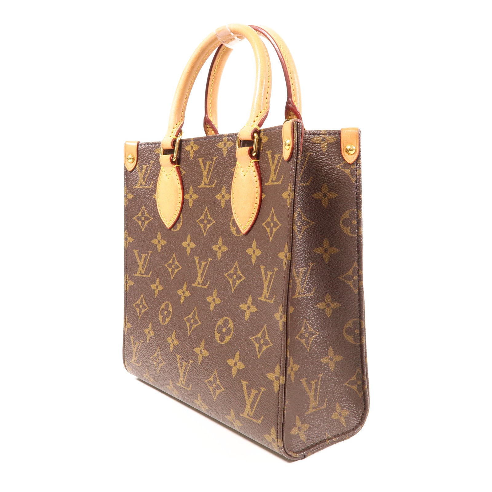 LOUIS VUITTON LV GHW Sac Plat BB 2 Way Shoulder Bag M46265 Monogram Brown