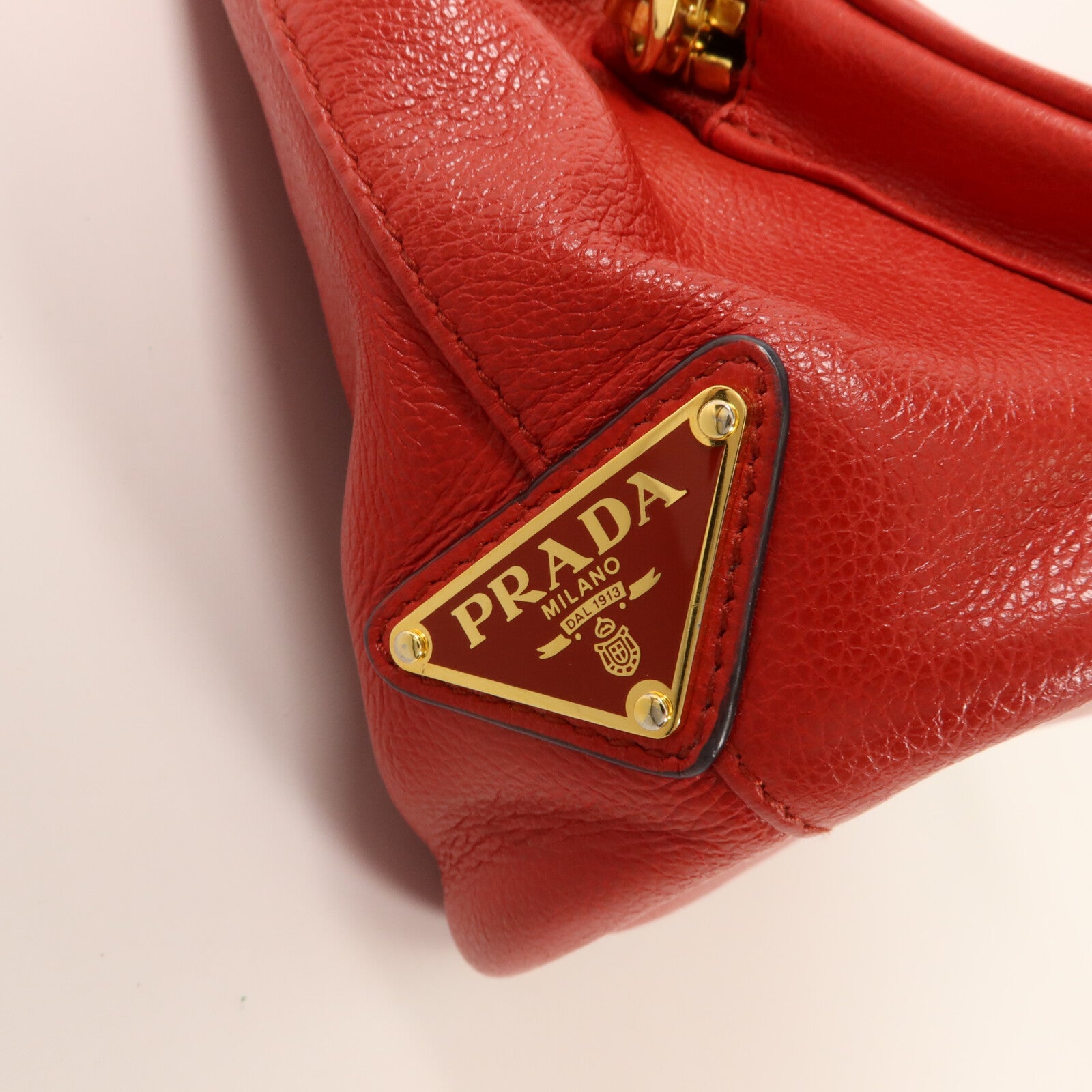 PRADA 牛皮皮革2 Way Shoulder手挽肩背兩用袋