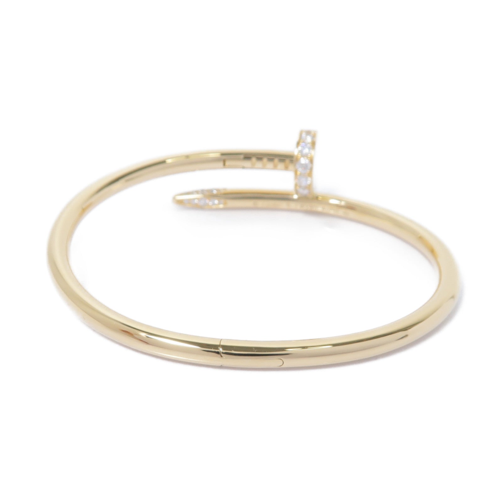 CARTIER 【激減優惠】18K黃金Juste Un Clou Bangle手鐲金色Cartier#15
