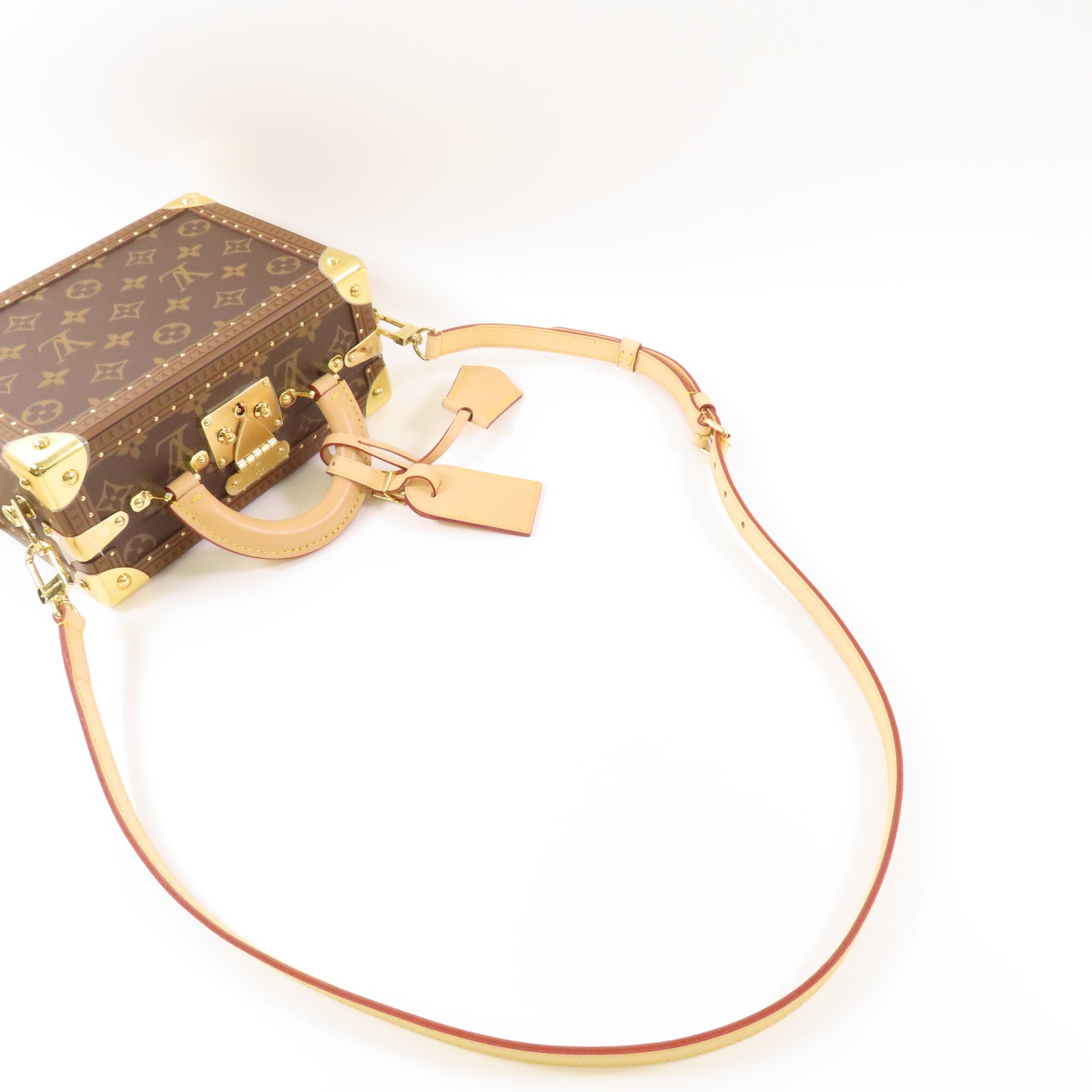 LOUIS VUITTON 【激減優惠】Monogram Petite Valise金扣手挽肩背兩用袋