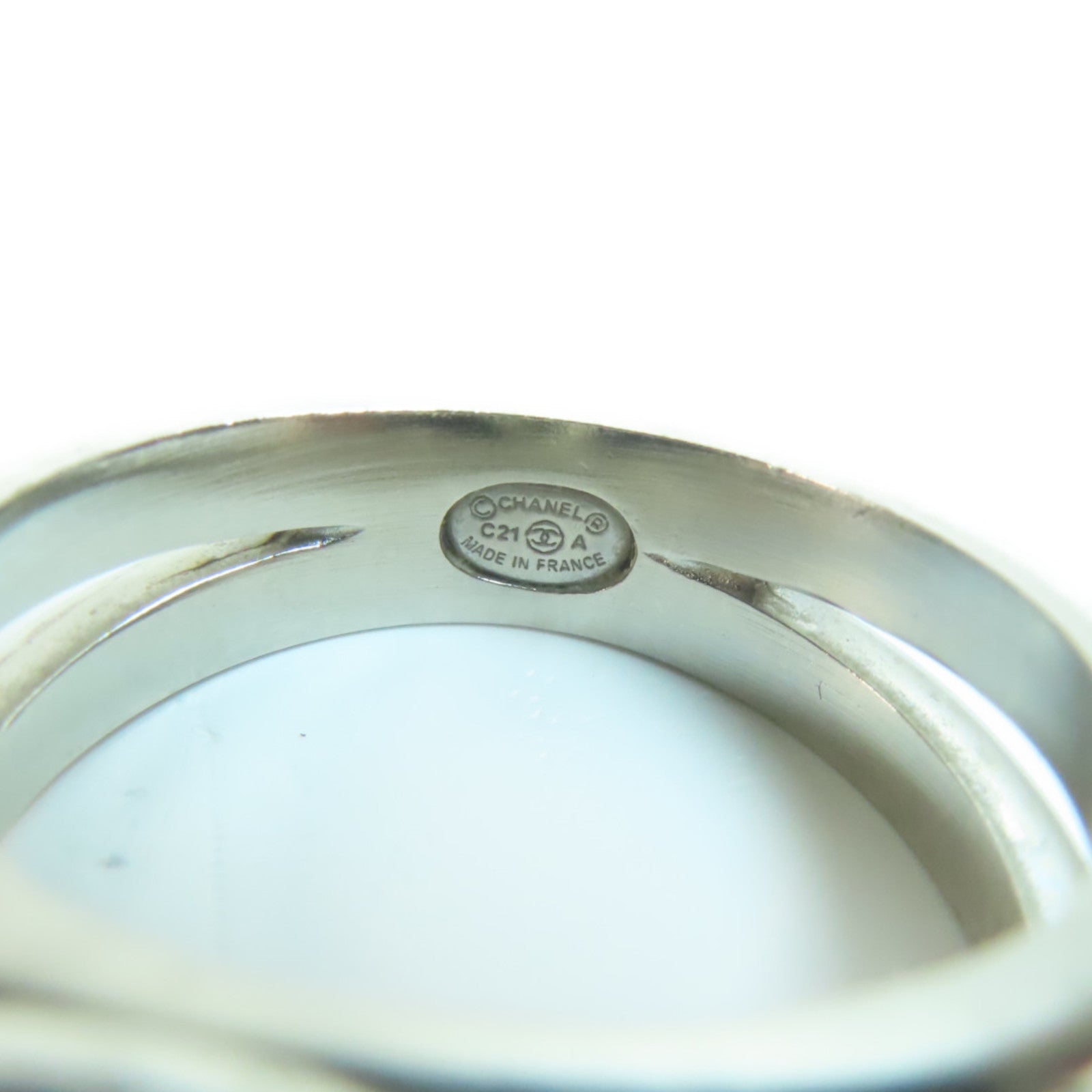 CHANEL 金屬Ring戒指US#6.5