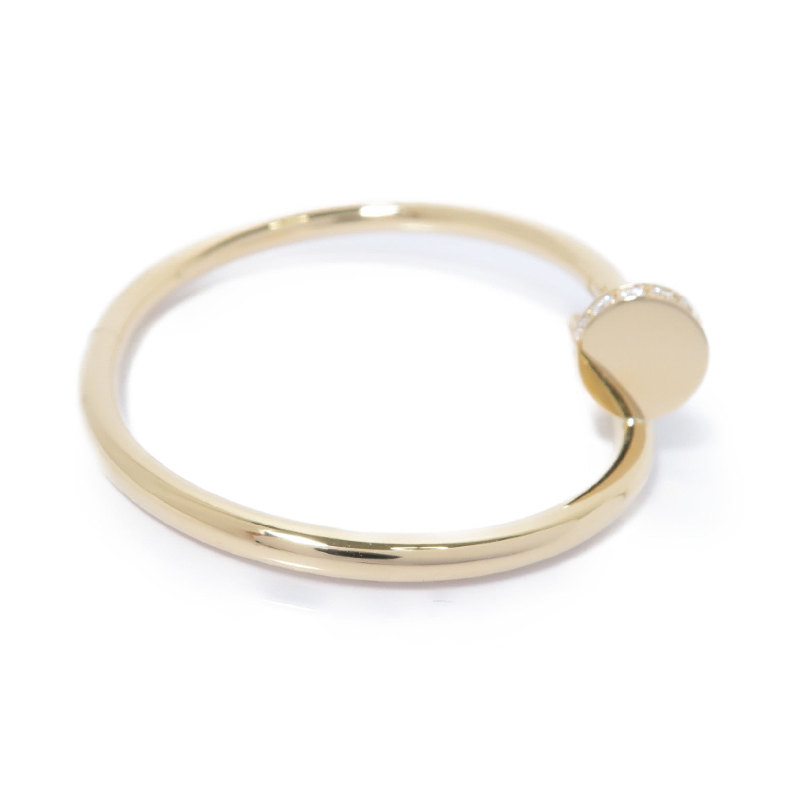 CARTIER 【激減優惠】18K黃金Juste Un Clou Bangle手鐲金色Cartier#15