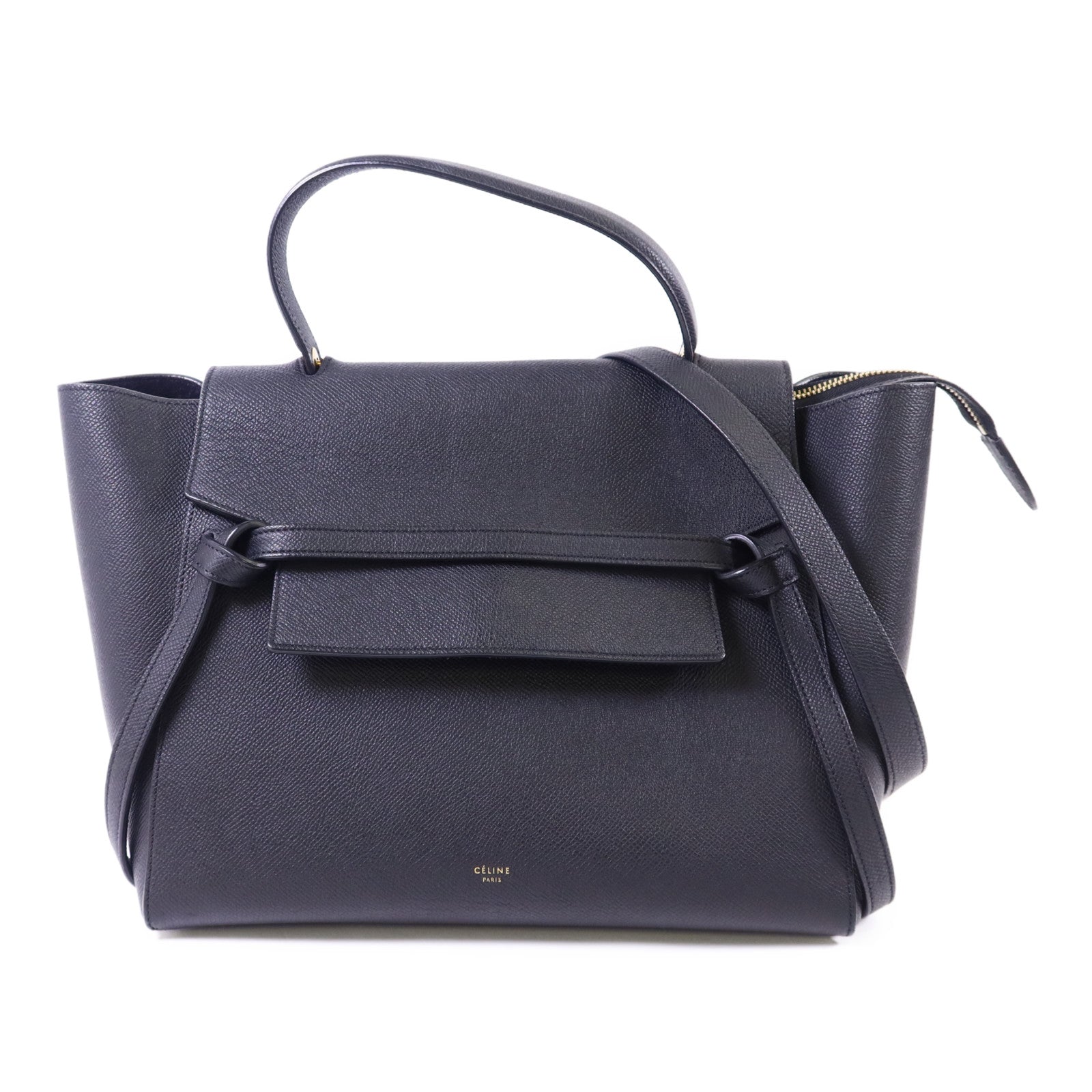 CELINE 牛皮皮革Belt Bag Mini金扣手挽肩背兩用袋