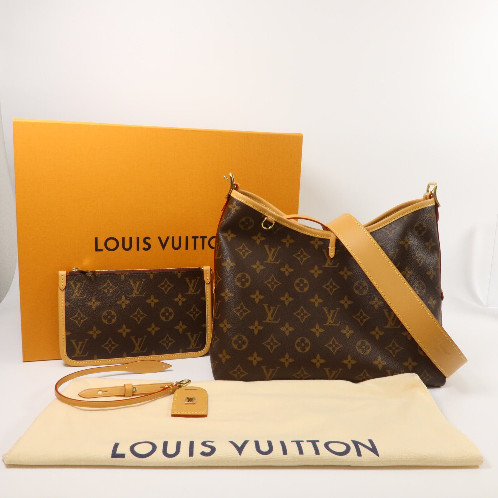 LOUIS VUITTON Monogram CarryAll PM肩背袋