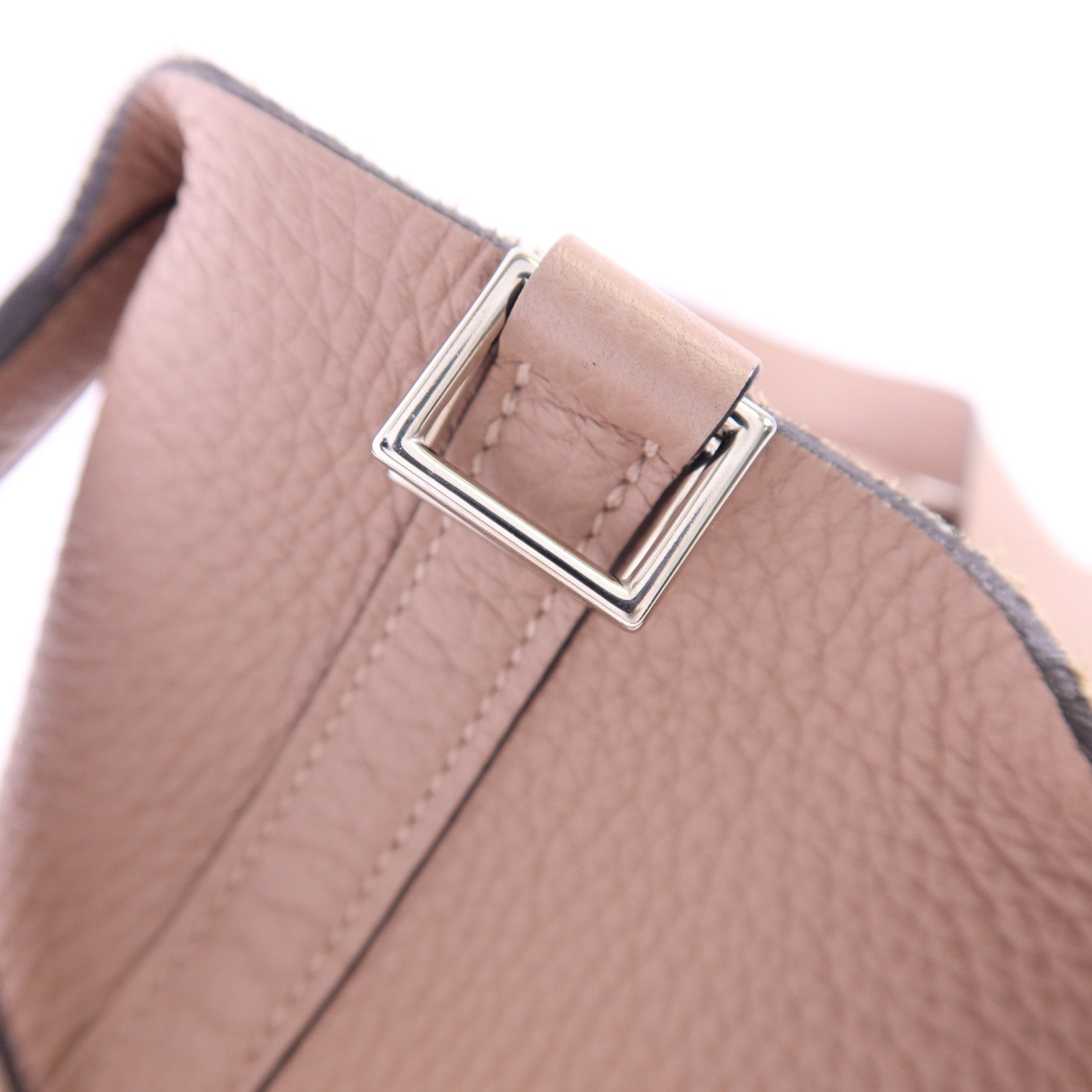 HERMES Clemence皮革Picotin PM銀扣手挽袋Glycine