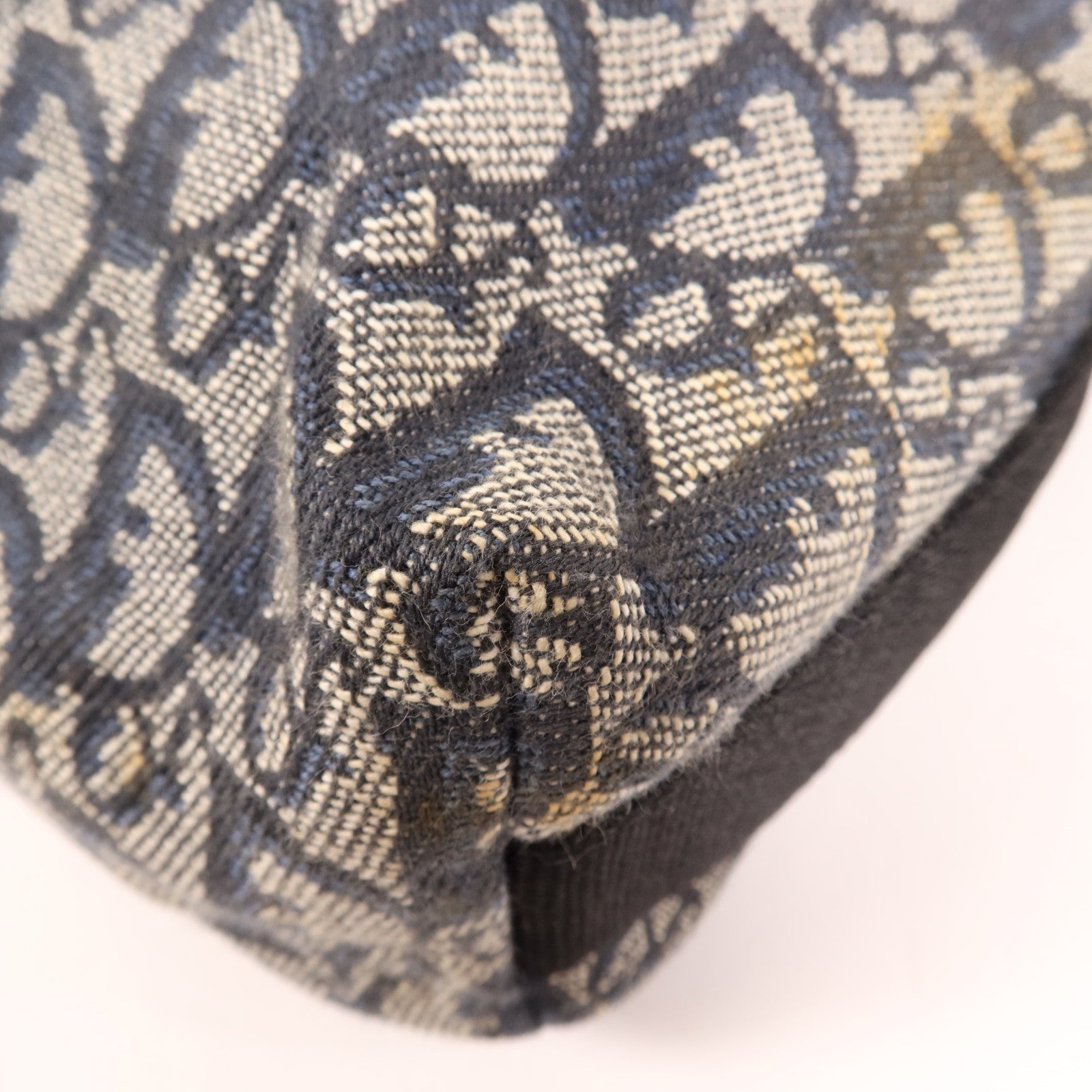 Dior 帆布Vintage Shoulder Bag銀扣肩背袋