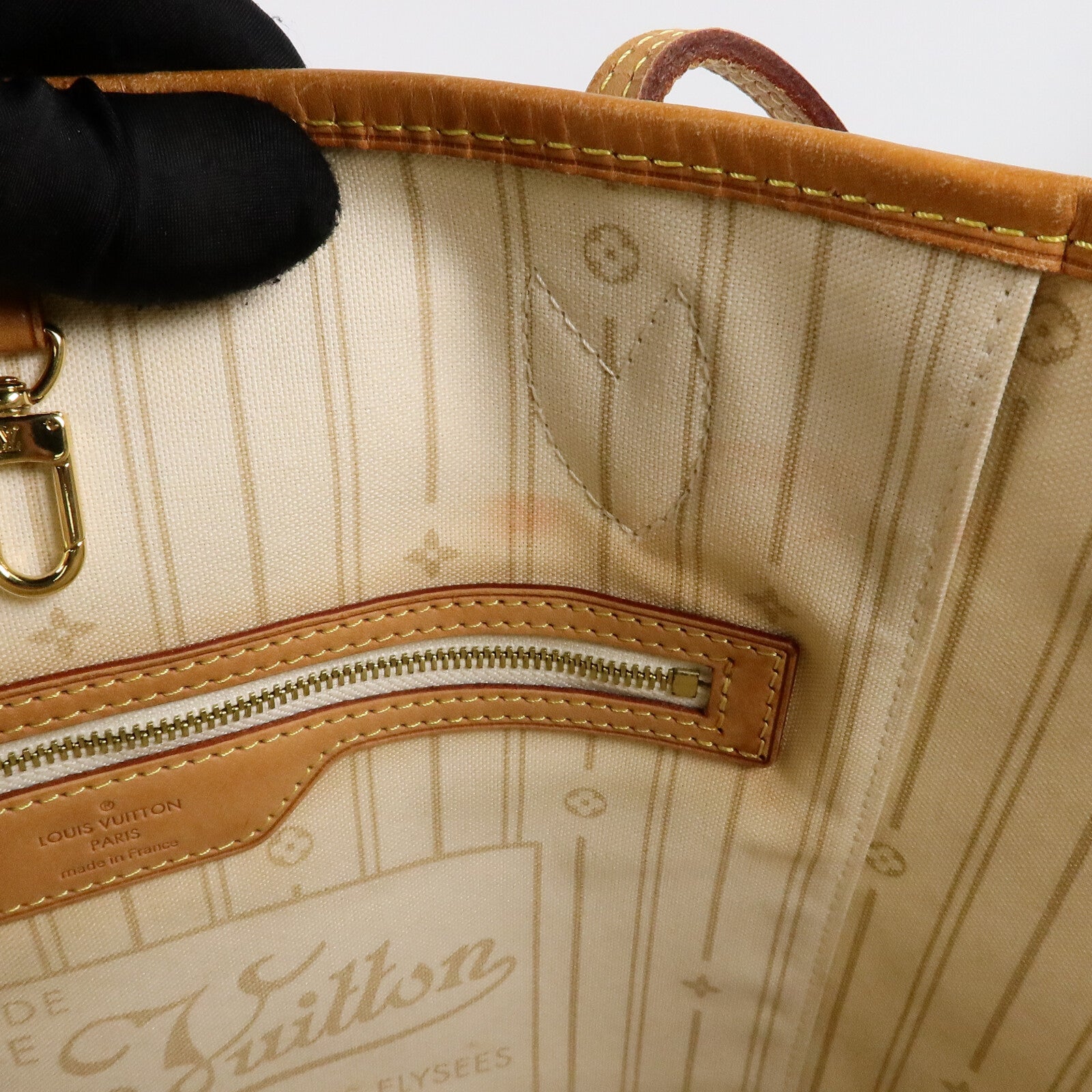 LOUIS VUITTON Damier Neverfull MM手挽袋