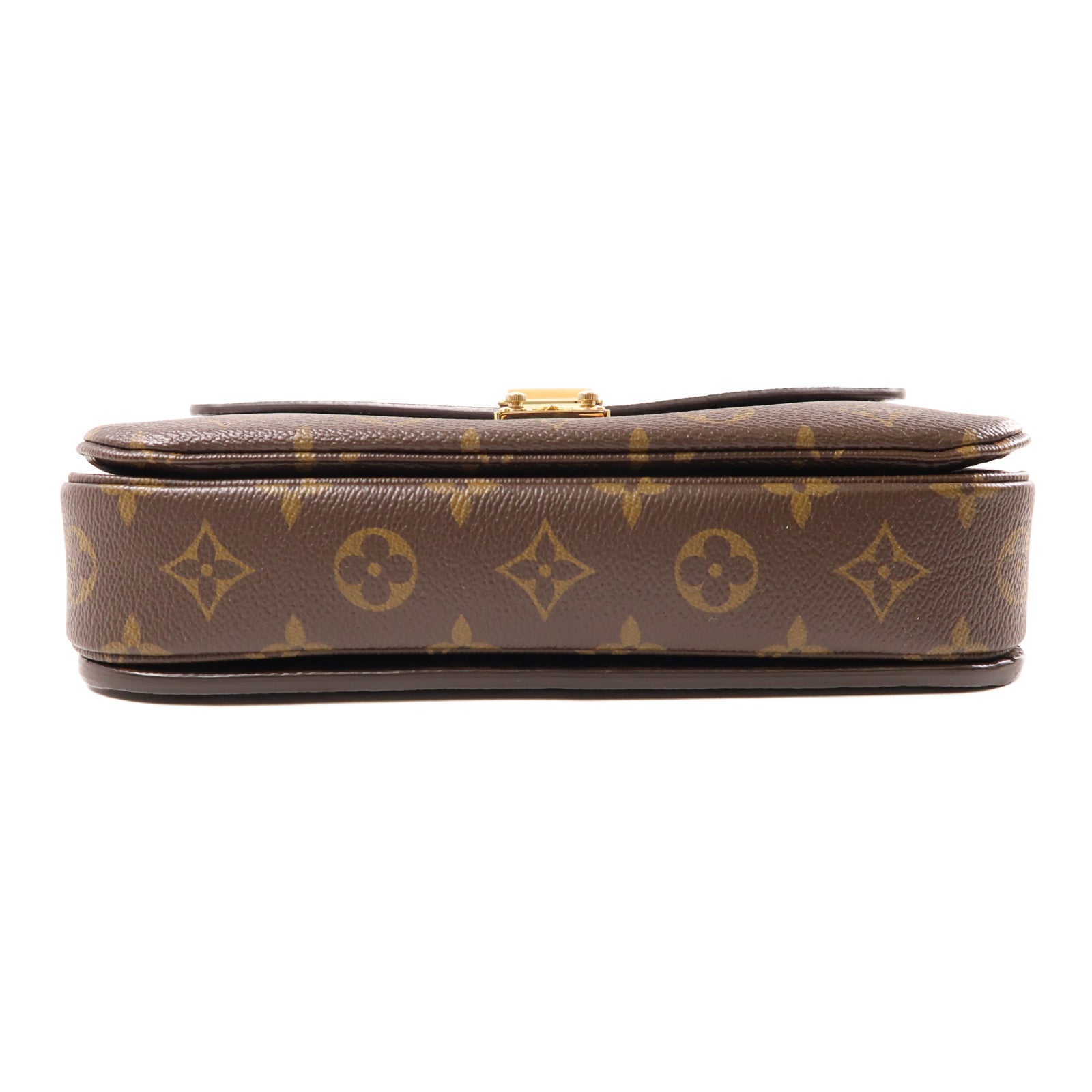 LOUIS VUITTON Monogram Pochette Metis MM金扣手挽肩背兩用袋棕色