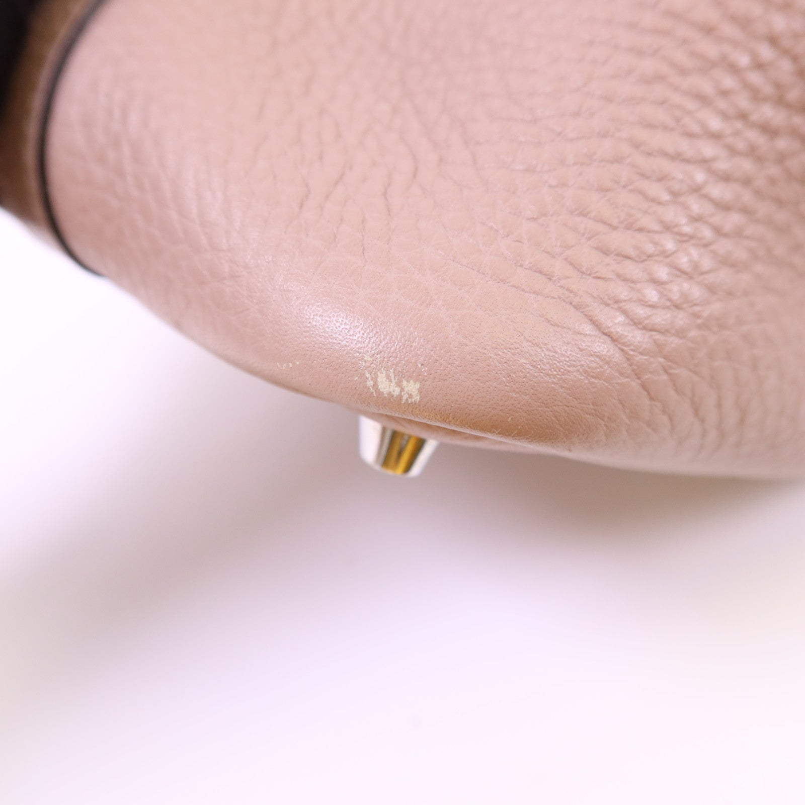 HERMES Clemence皮革Picotin PM銀扣手挽袋Glycine