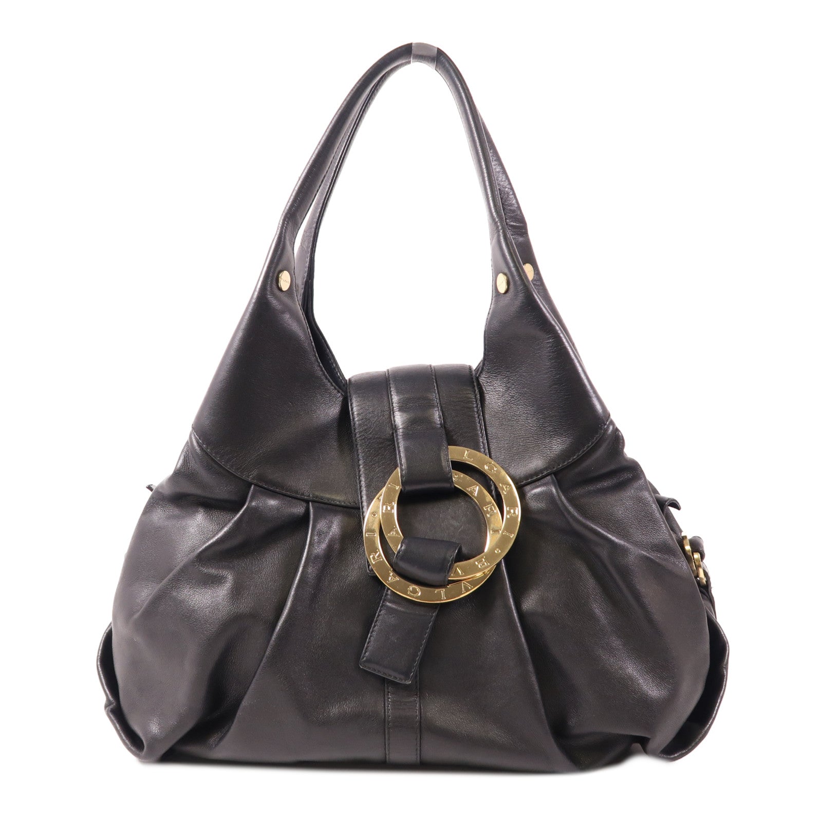 BVLGARI 牛皮皮革Shoulder Bag金扣肩背袋