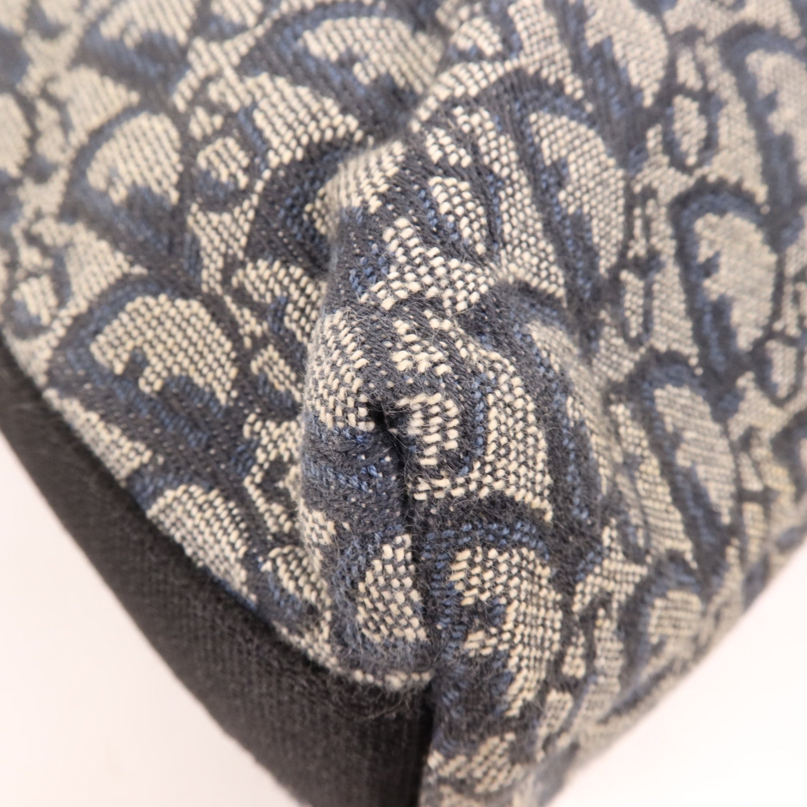 Dior 帆布Vintage Shoulder Bag銀扣肩背袋