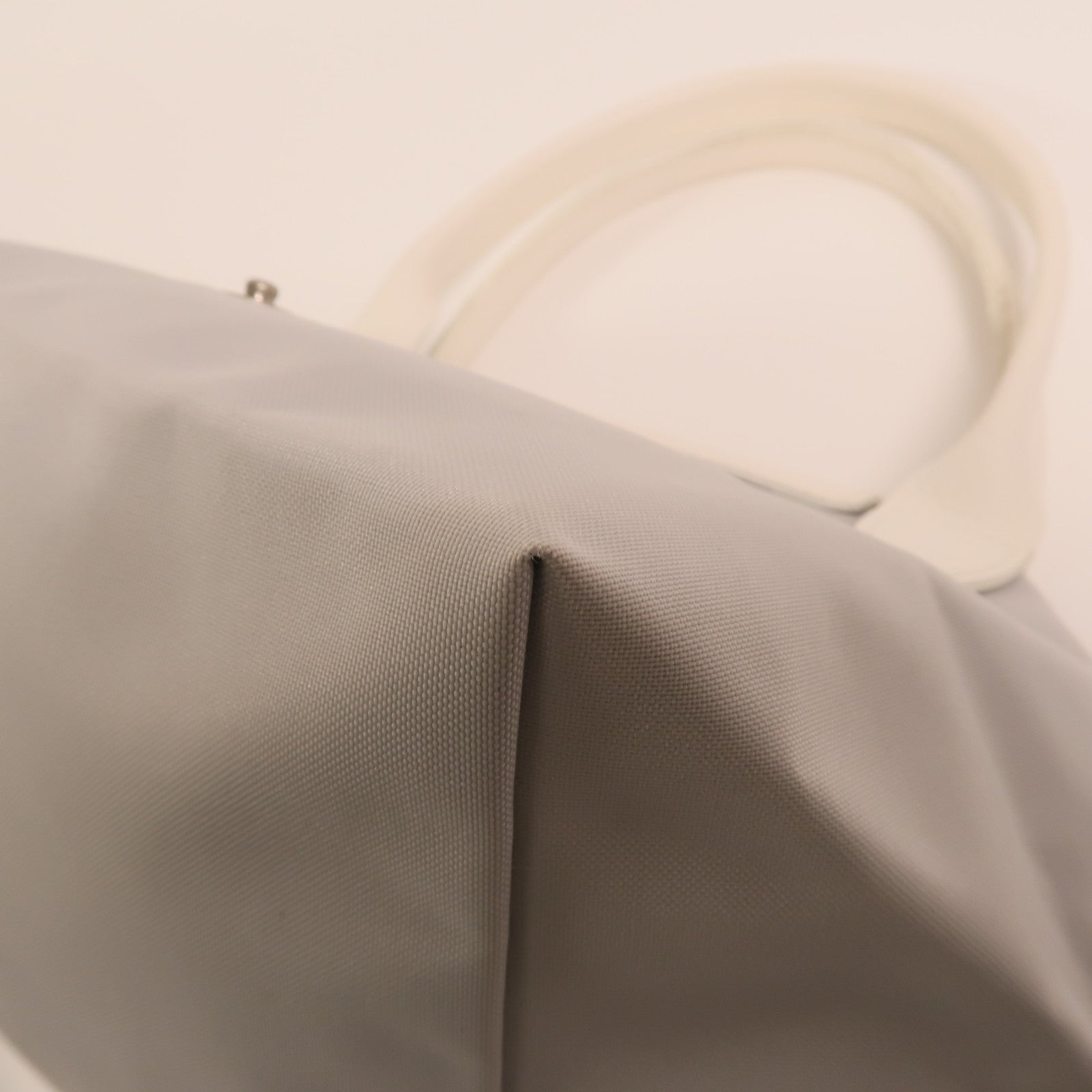 Longchamp 尼龍Le Pliage Nendo銀扣手挽袋