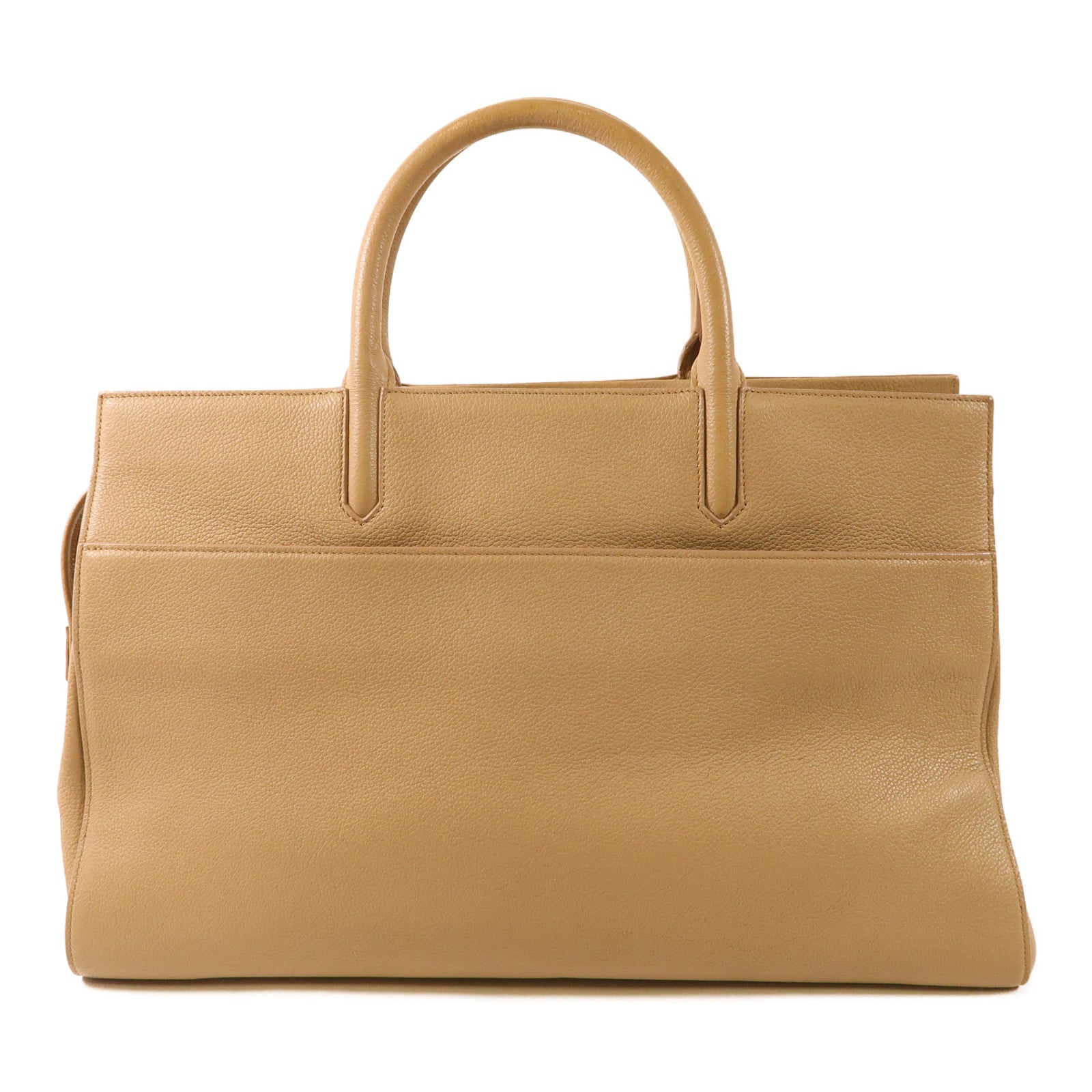 SAINT LAURENT 【激減優惠】牛皮皮革2 Way Bag銀扣手挽肩背兩用袋