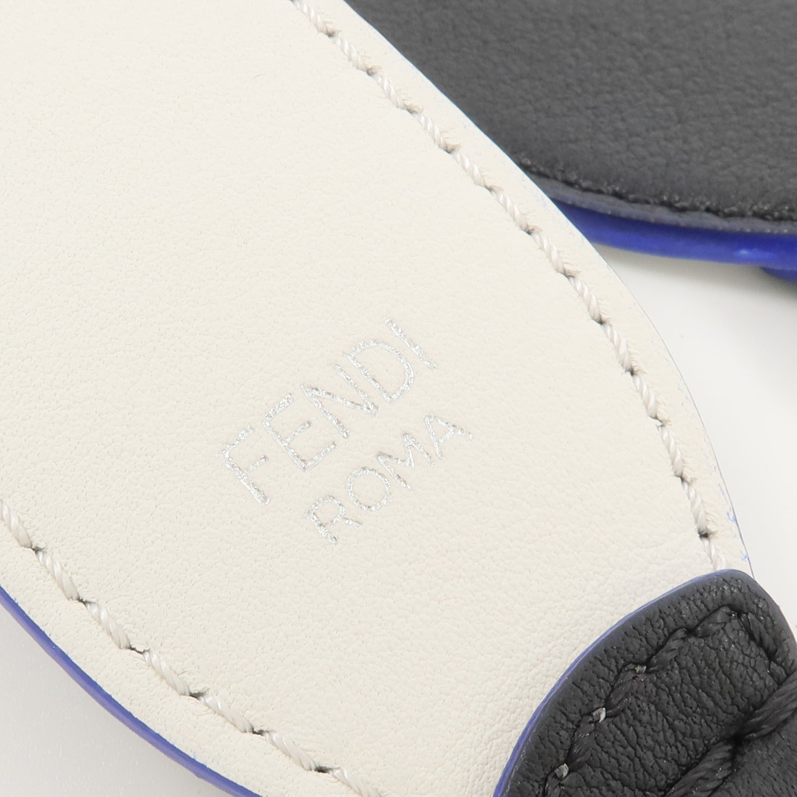 FENDI 牛皮皮革/毛茸Bag Strap肩帶