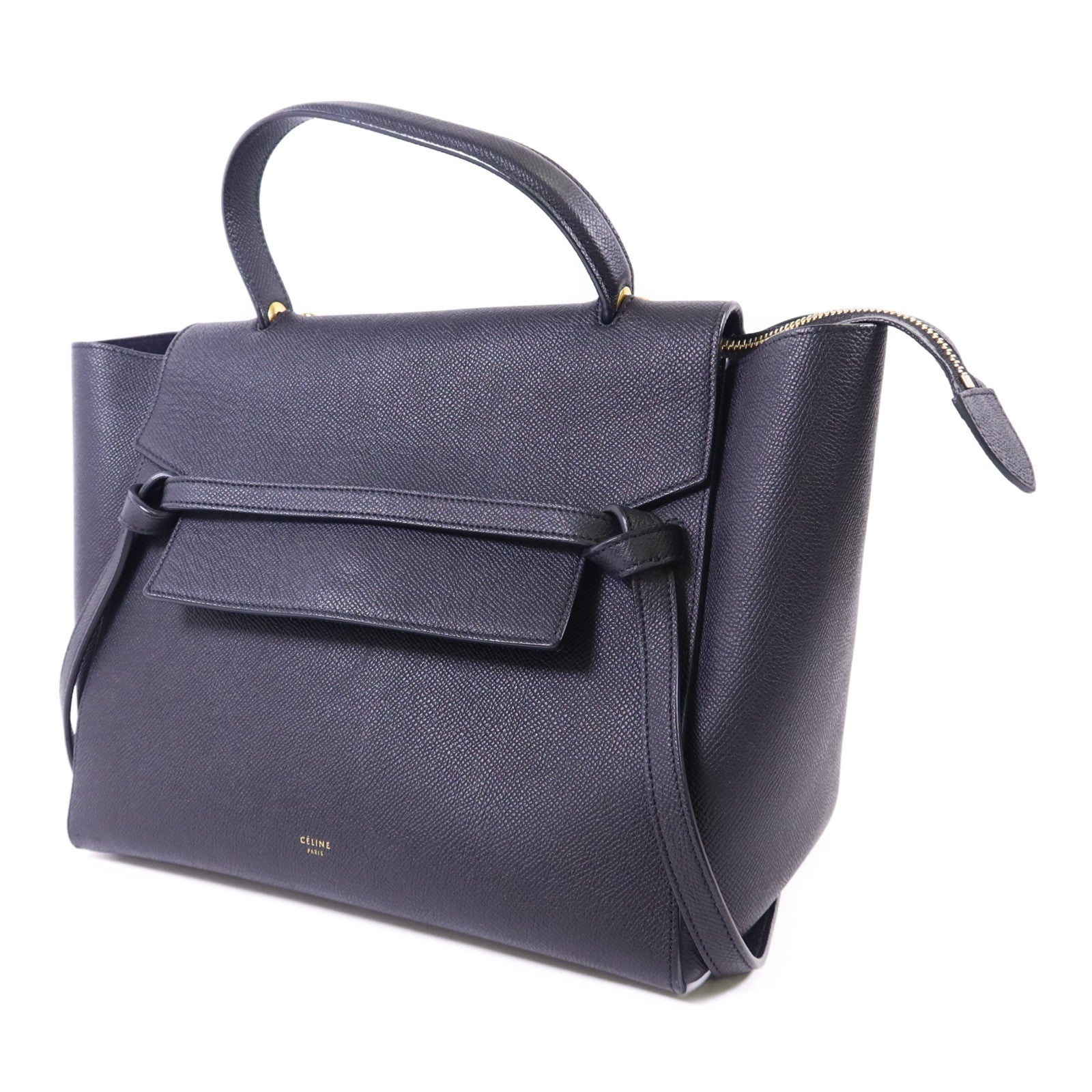 CELINE 牛皮皮革Belt Bag Mini金扣手挽肩背兩用袋