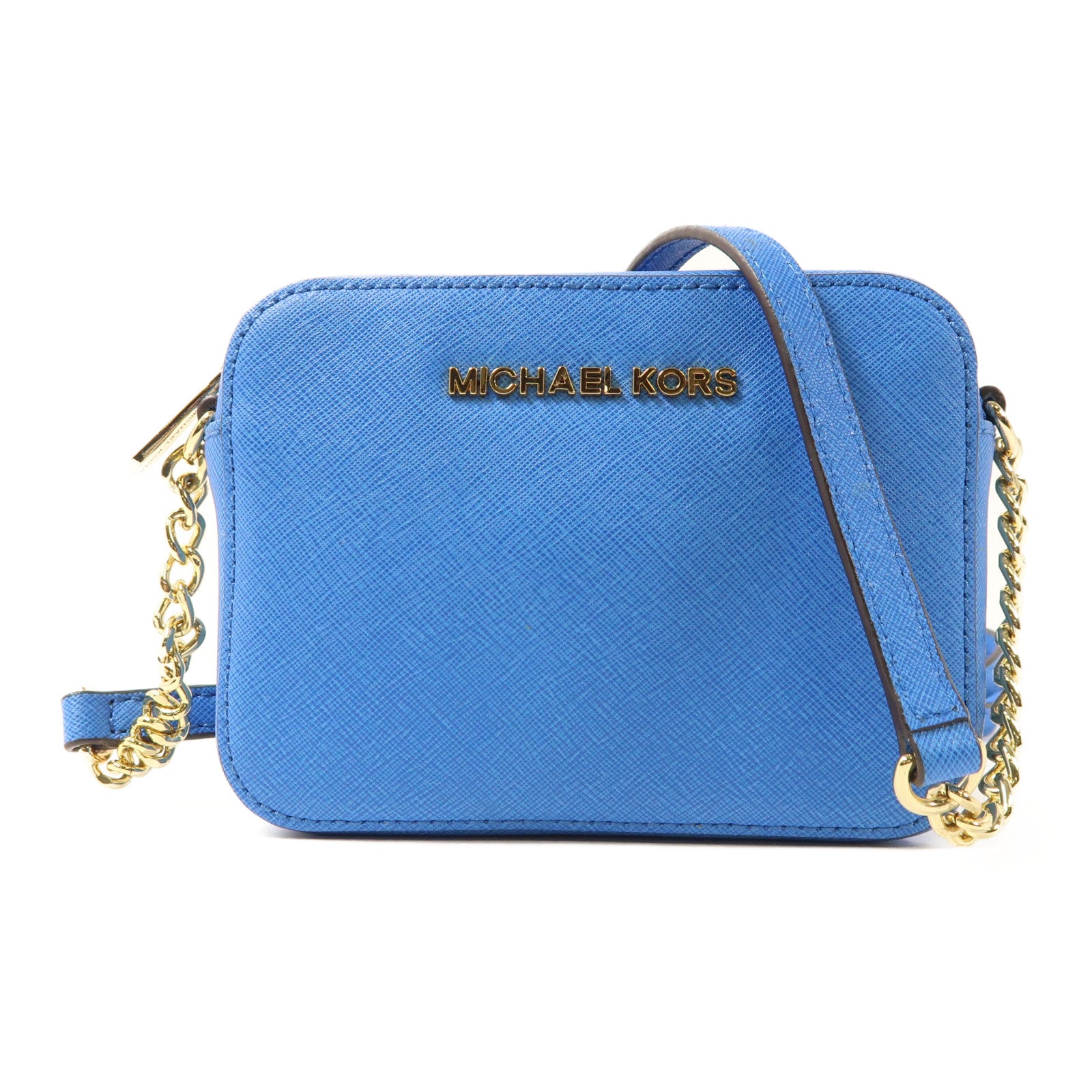 Michael Kors 【激減優惠】牛皮皮革Chain Shoulder金扣肩背袋