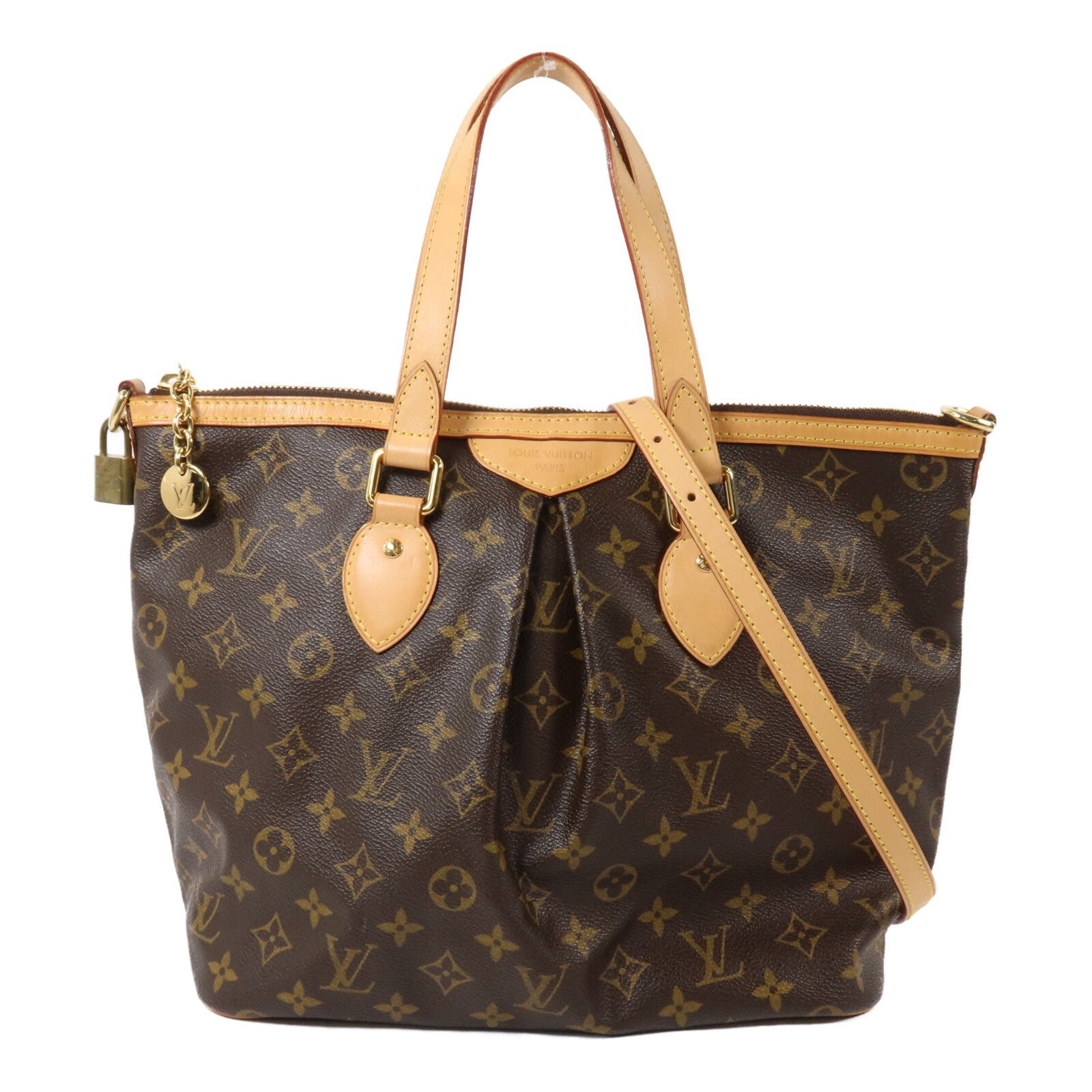 LOUIS VUITTON Monogram Palermo PM手挽肩背兩用袋