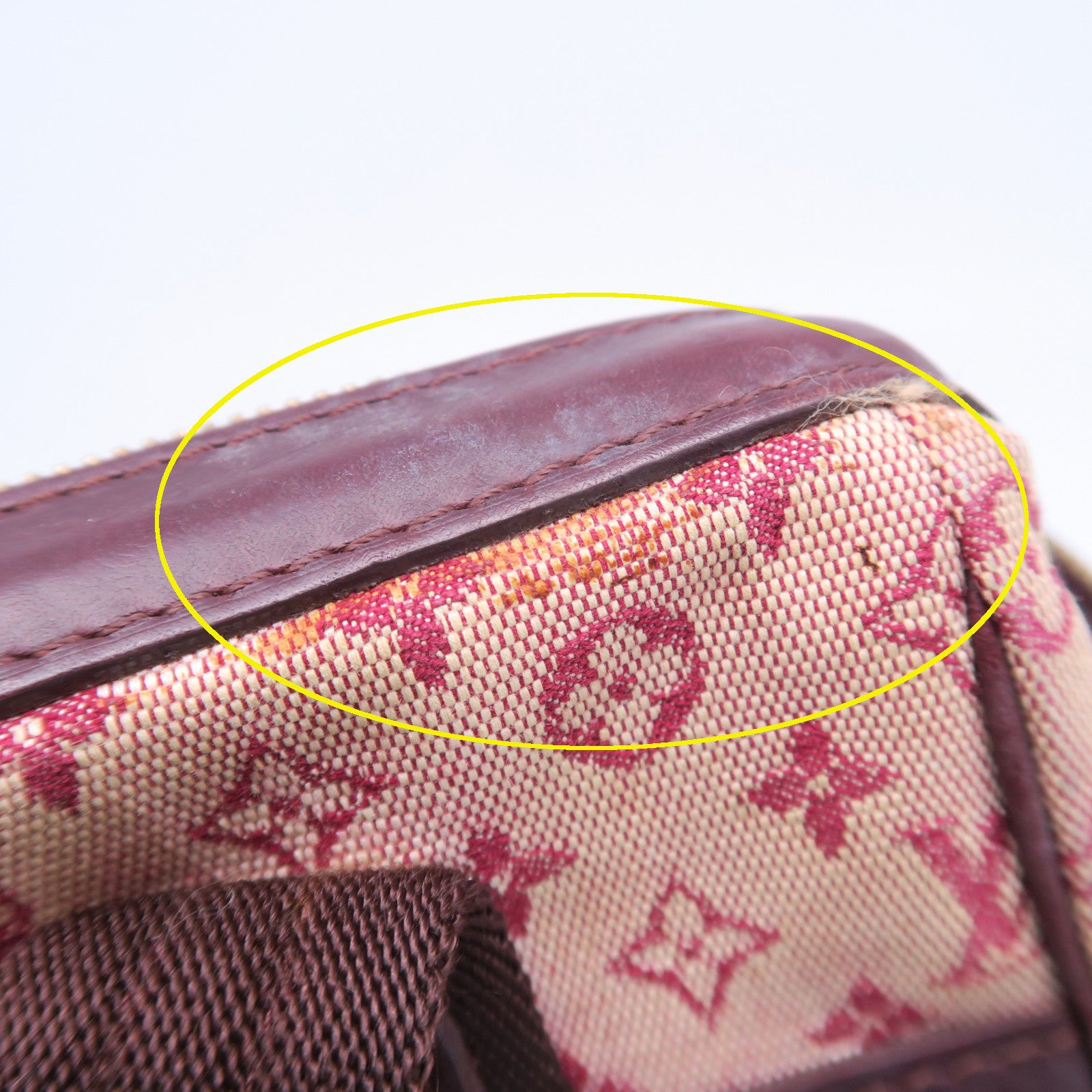 LOUIS VUITTON 【激減優惠】Monogram Mini Josephine PM金扣手挽袋紅色