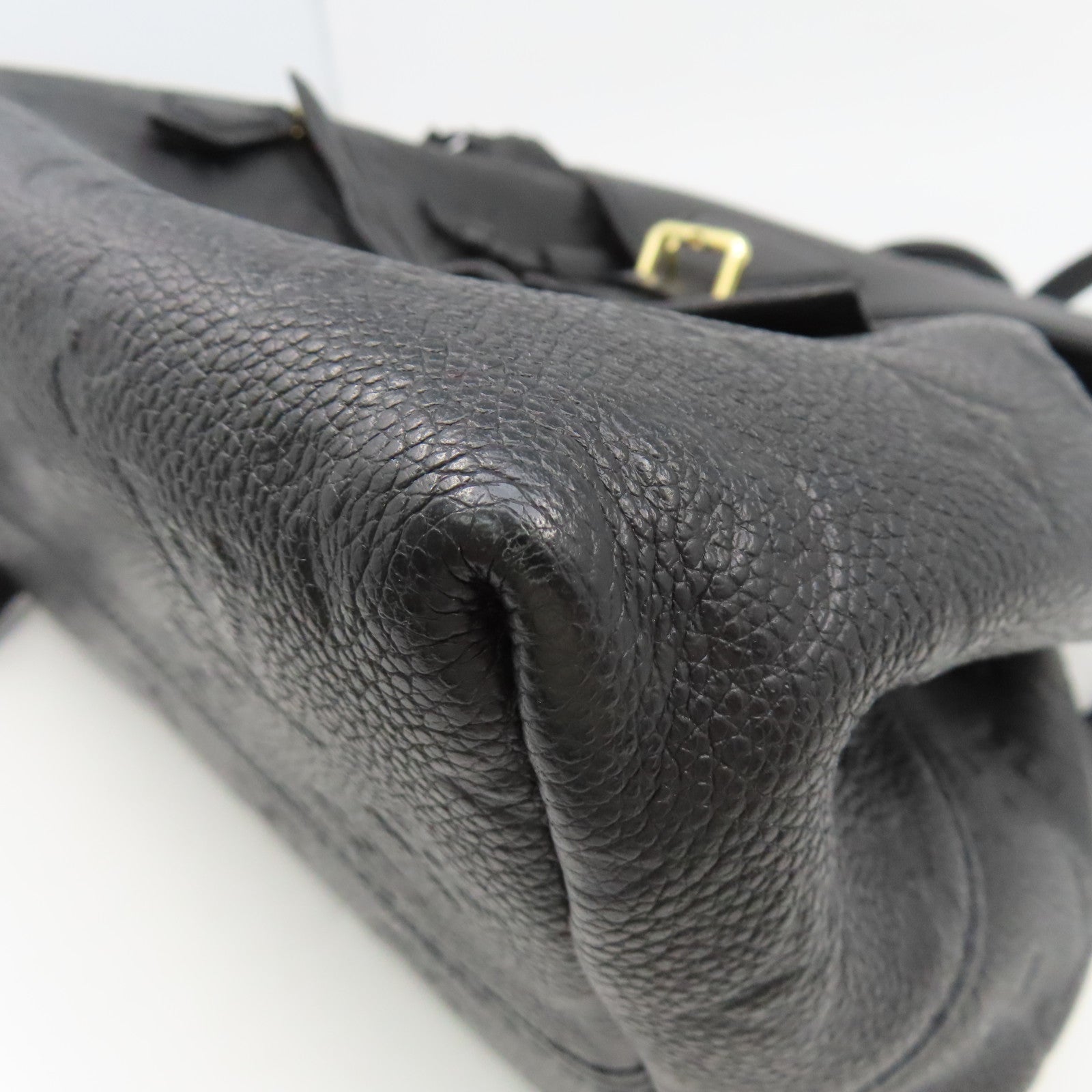 LOUIS VUITTON Monogram Empreinte Montsouris Backpack金扣背包黑色