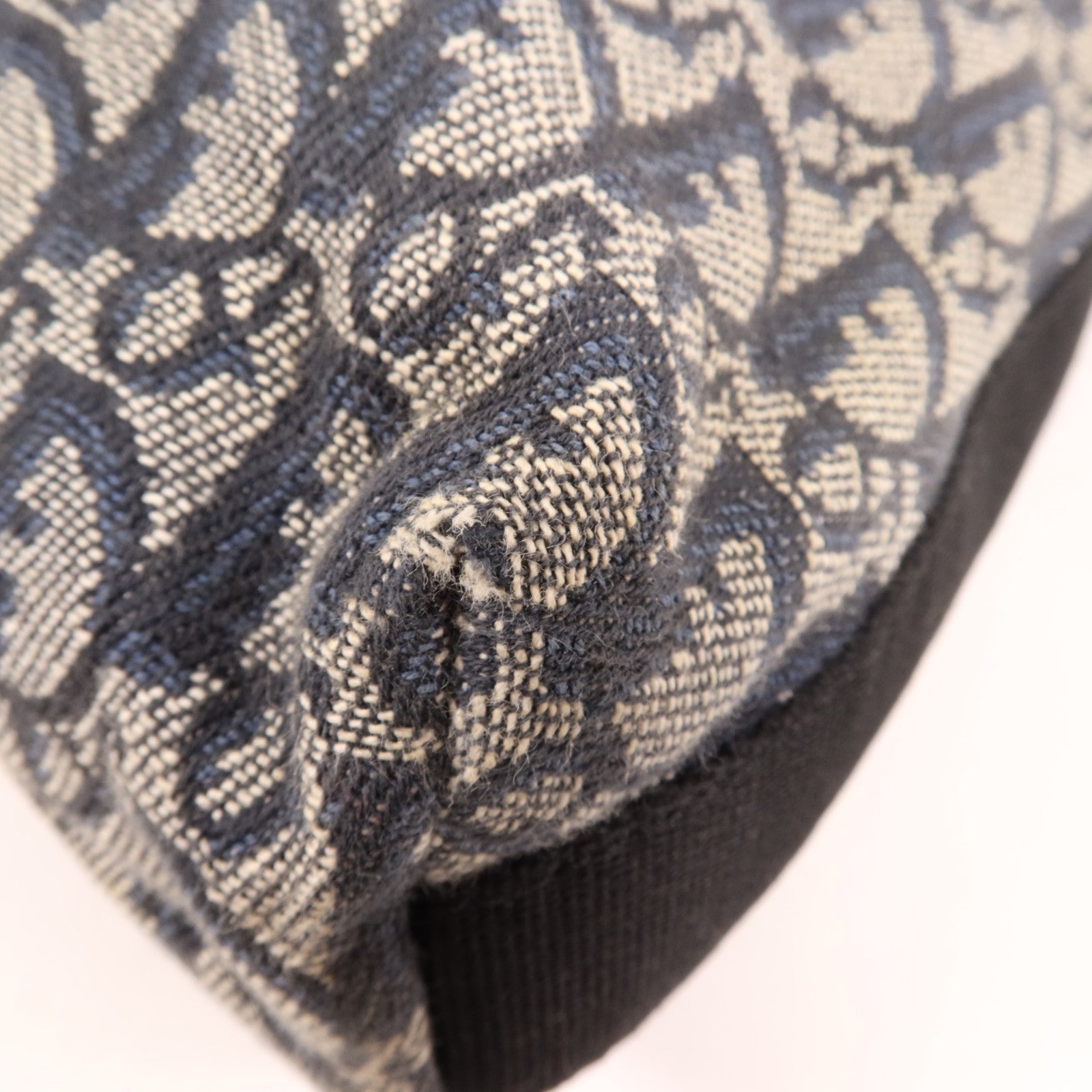 Dior 帆布Vintage Shoulder Bag銀扣肩背袋