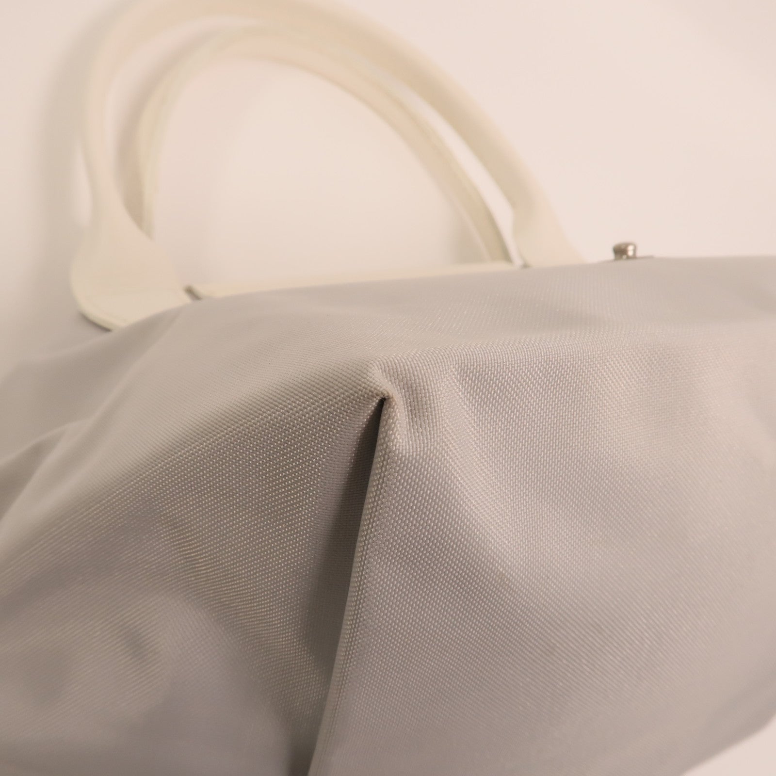 Longchamp 尼龍Le Pliage Nendo銀扣手挽袋