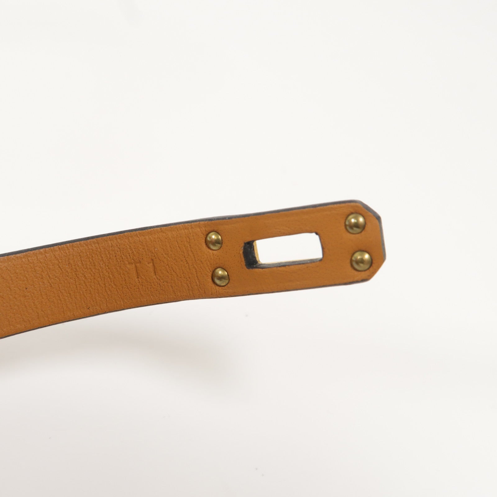 HERMES Swift皮革Mini Kelly Double Tour Bracelet手環Noir