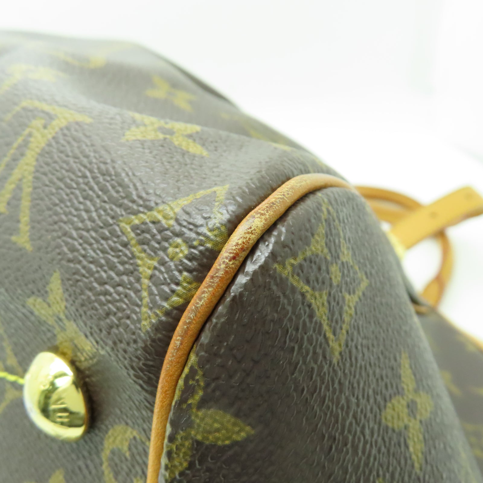 LOUIS VUITTON 【激減優惠】Monogram Tivoli GM金扣手挽袋啡色