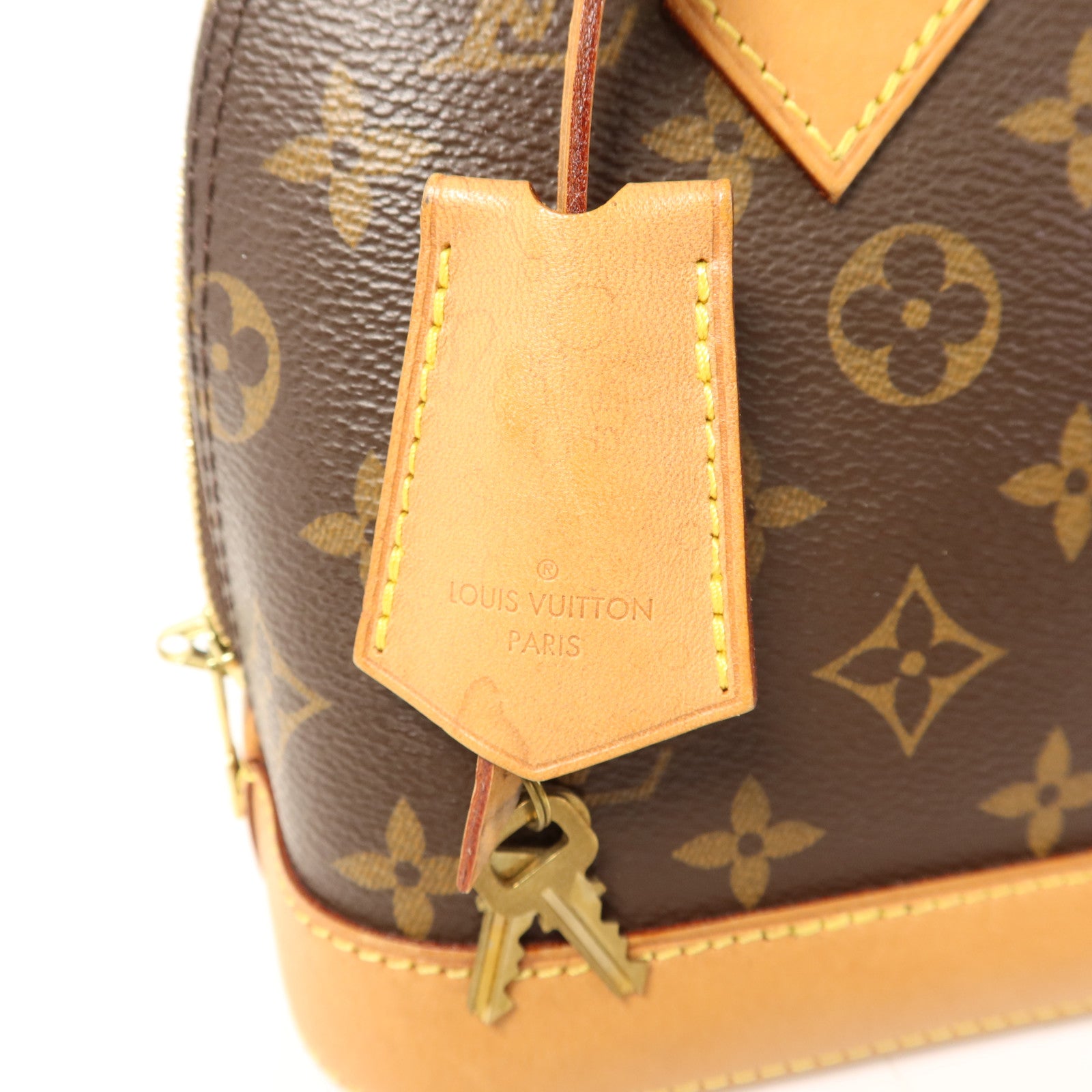 LOUIS VUITTON Monogram Alma BB金扣手挽肩背兩用袋