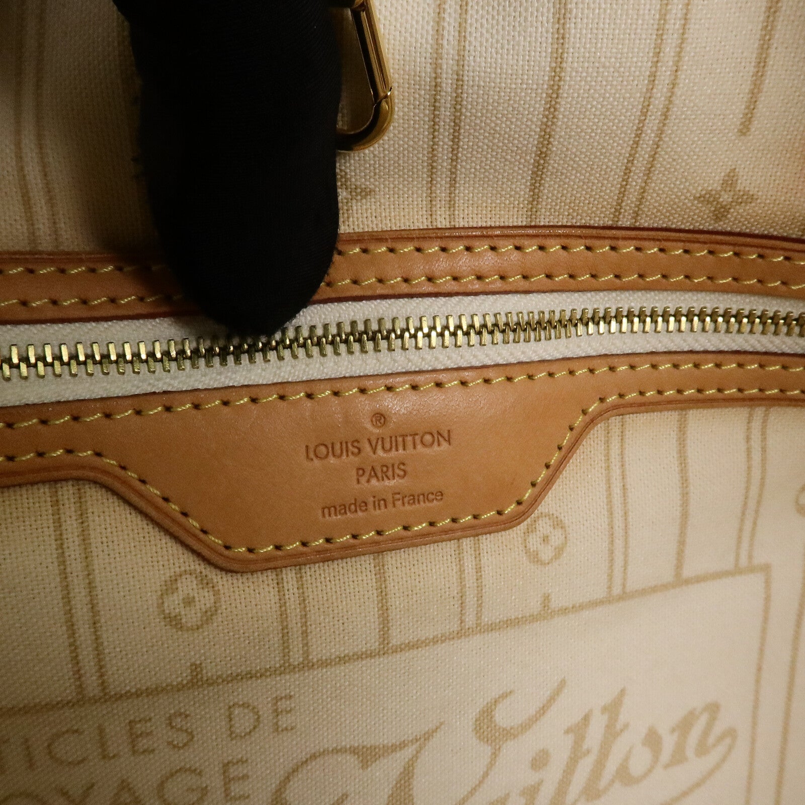 LOUIS VUITTON Damier Neverfull MM手挽袋