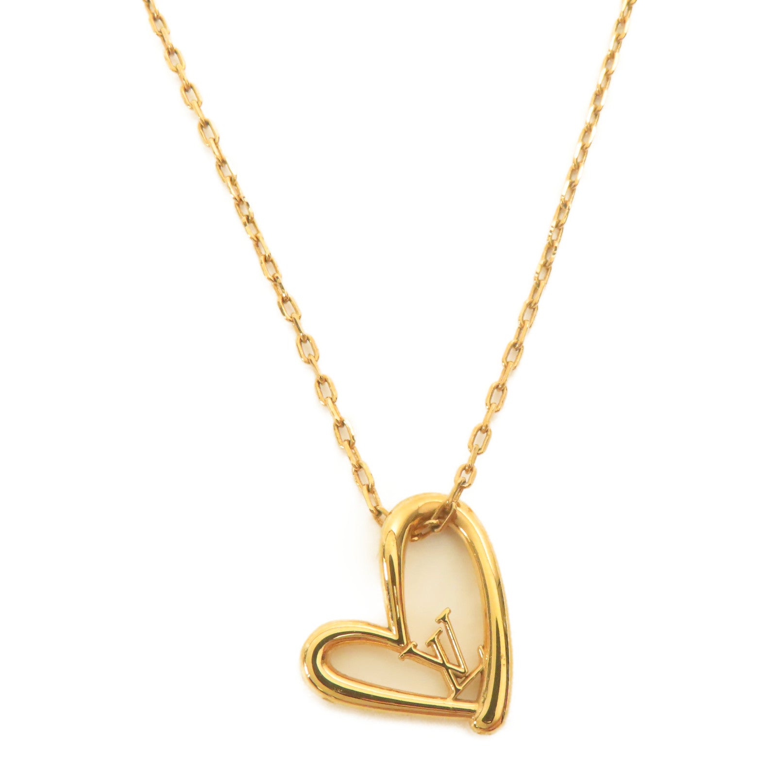 LOUIS VUITTON 金屬Fall In Love項鍊