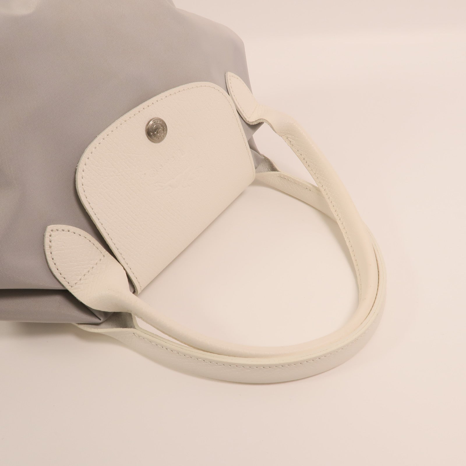Longchamp 尼龍Le Pliage Nendo銀扣手挽袋