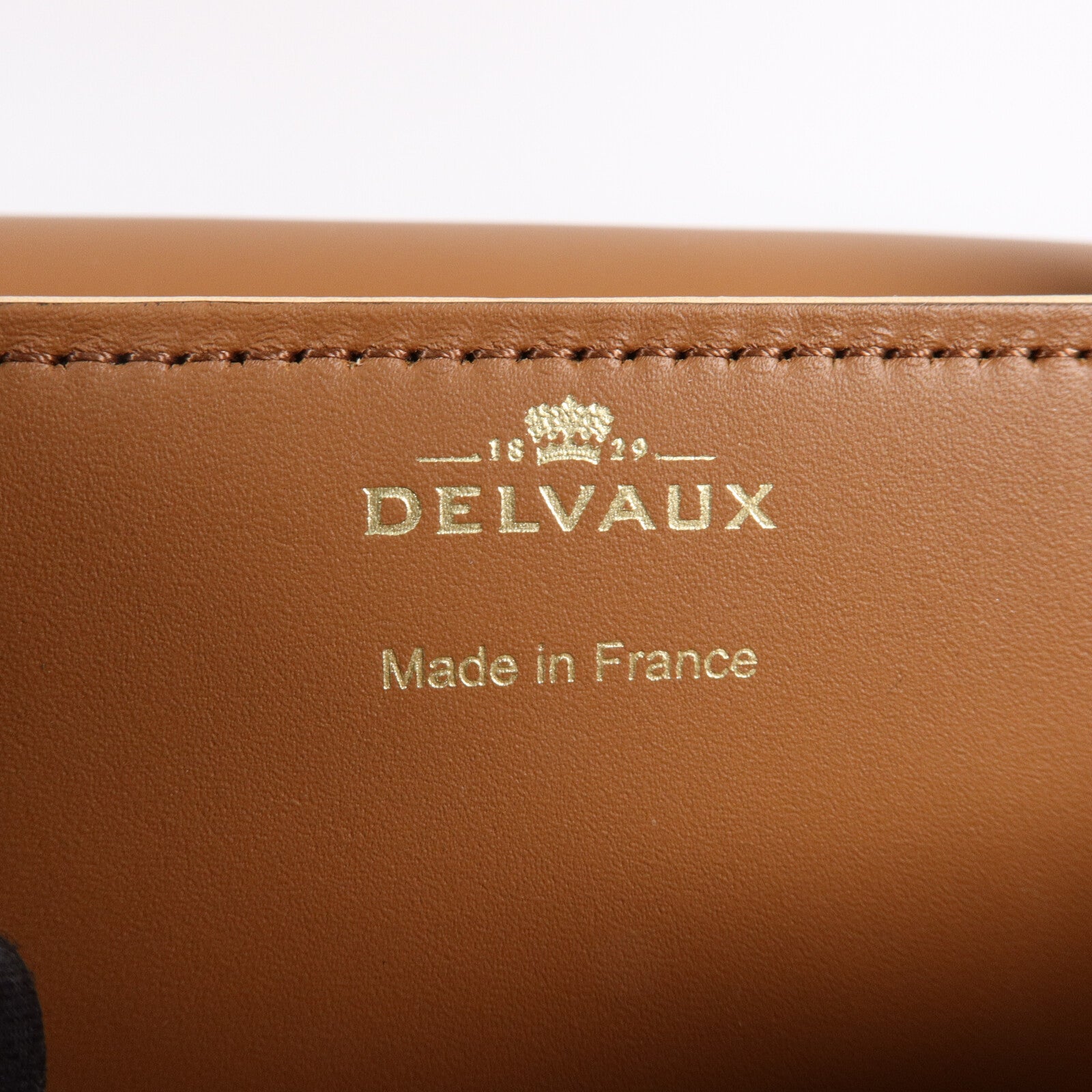 Delvaux 牛皮皮革Lingot Small肩背袋
