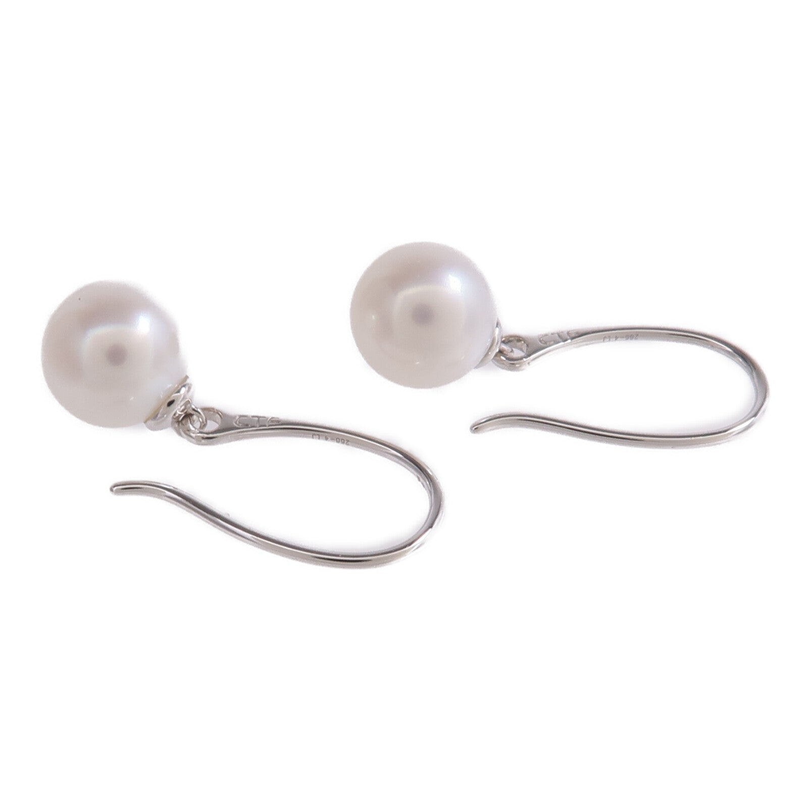 JEWELRY 18K白金Earring珍珠耳環