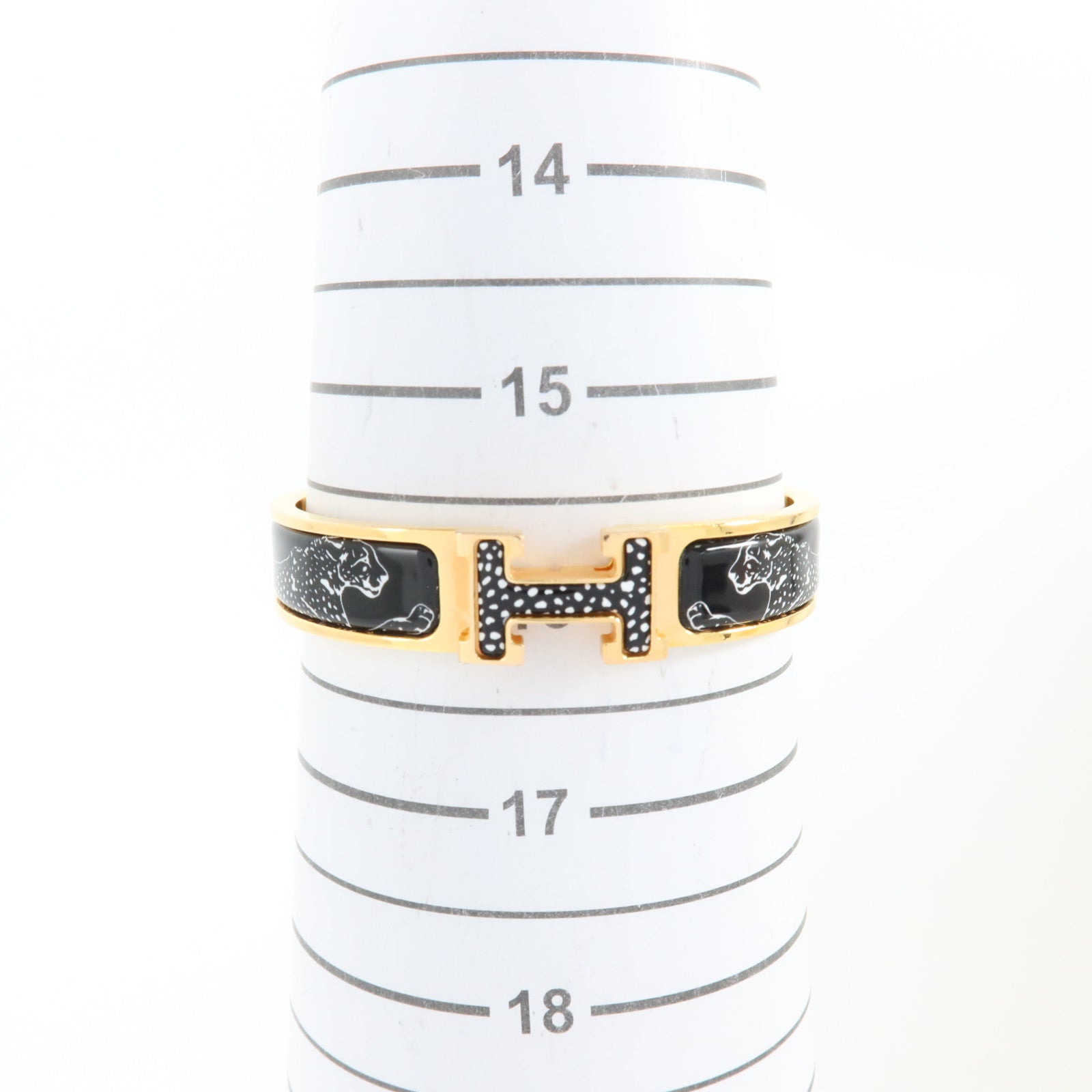 HERMES 金屬/琺瑯Clic H Bracelet金扣手鏈