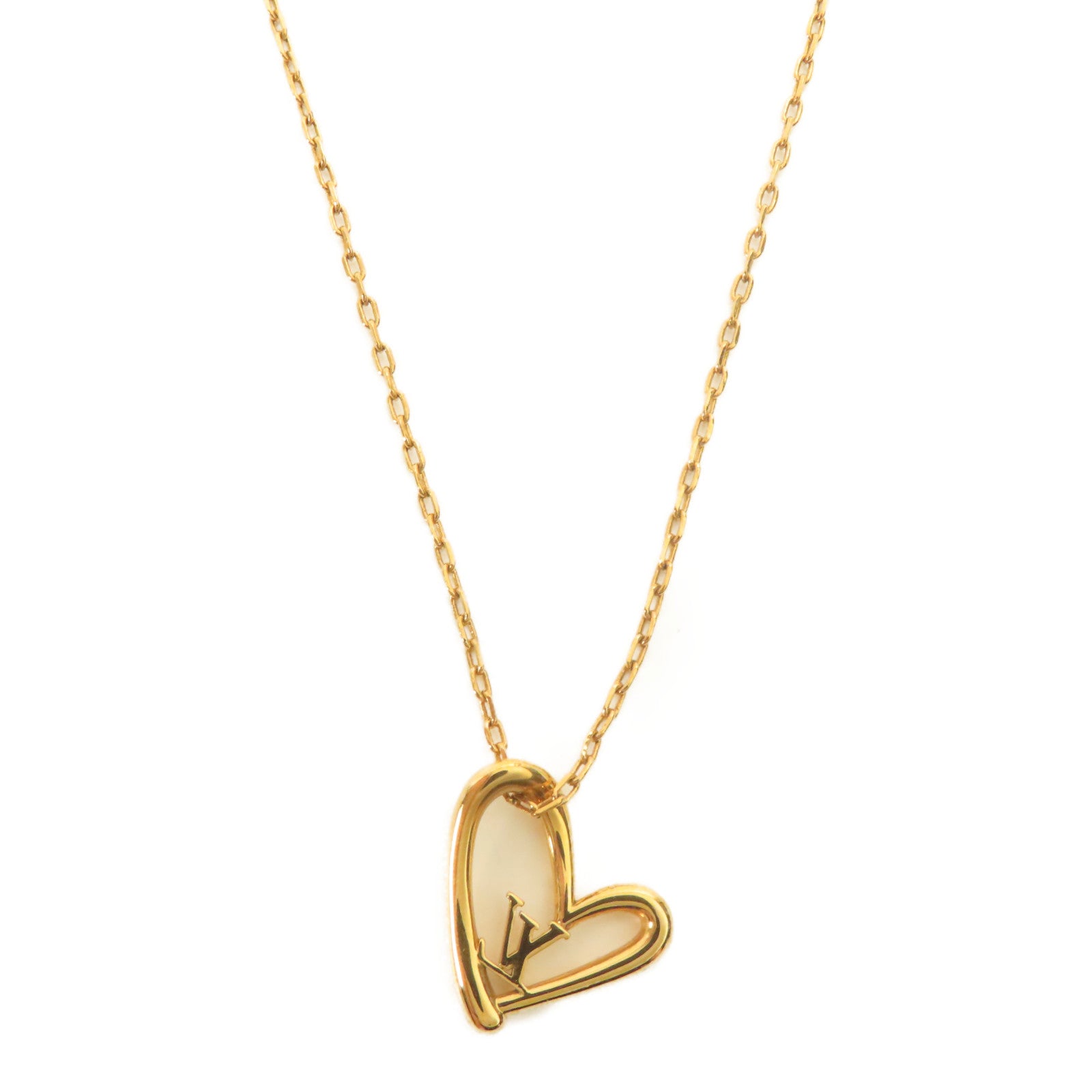 LOUIS VUITTON 金屬Fall In Love項鍊