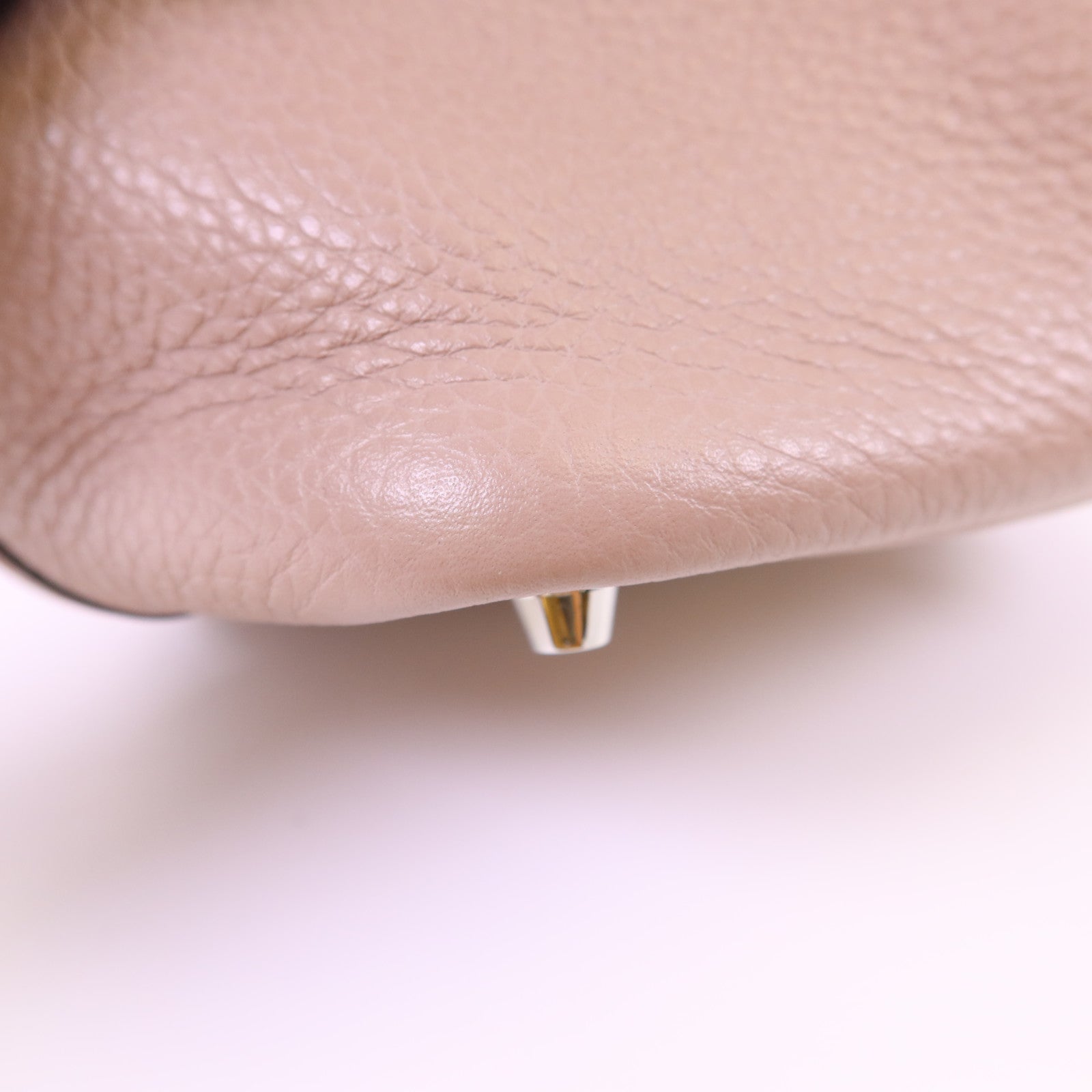 HERMES Clemence皮革Picotin PM銀扣手挽袋Glycine