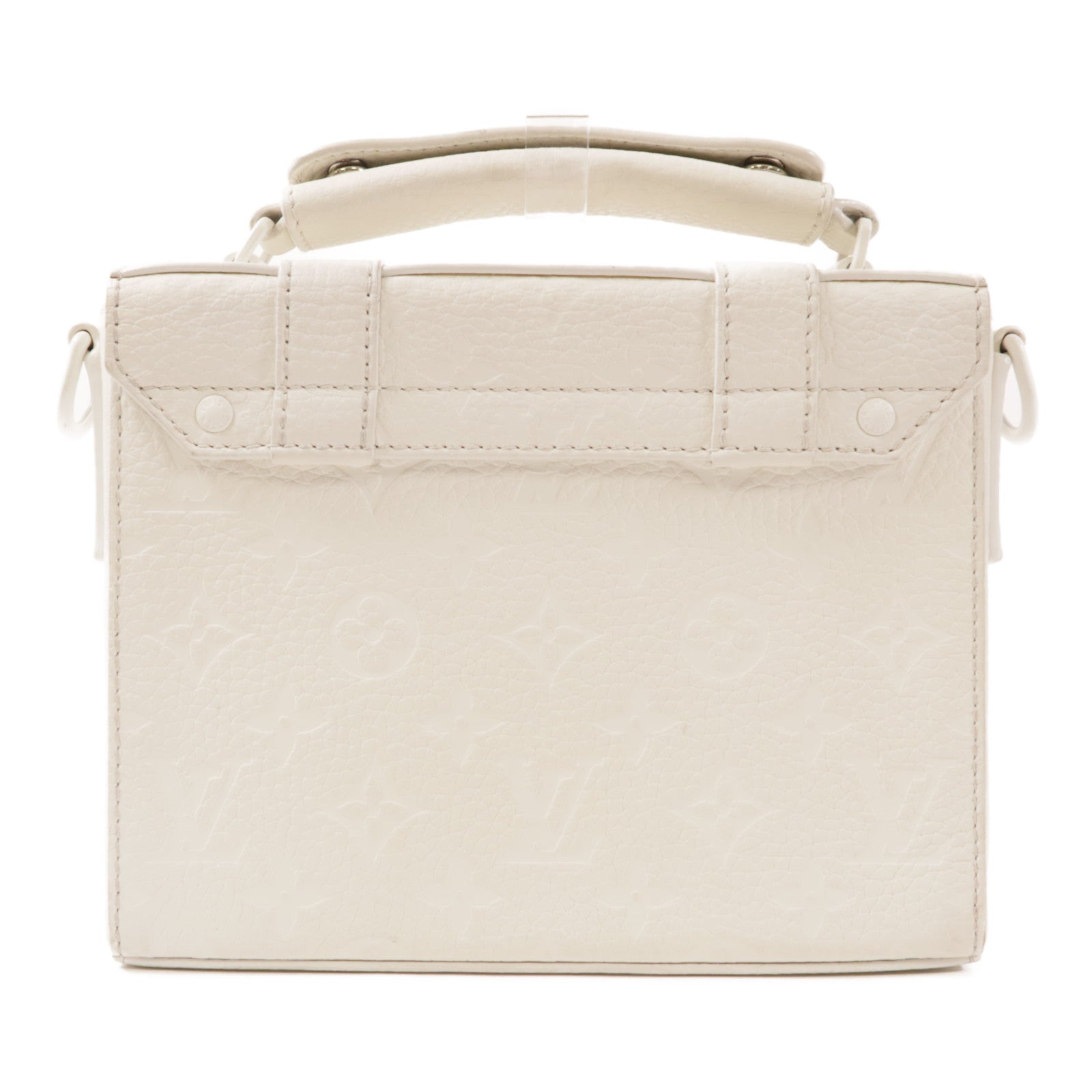 LOUIS VUITTON Monogram Taurillon Virgil Abloh Soft Trunk Messenger手挽肩背兩用袋