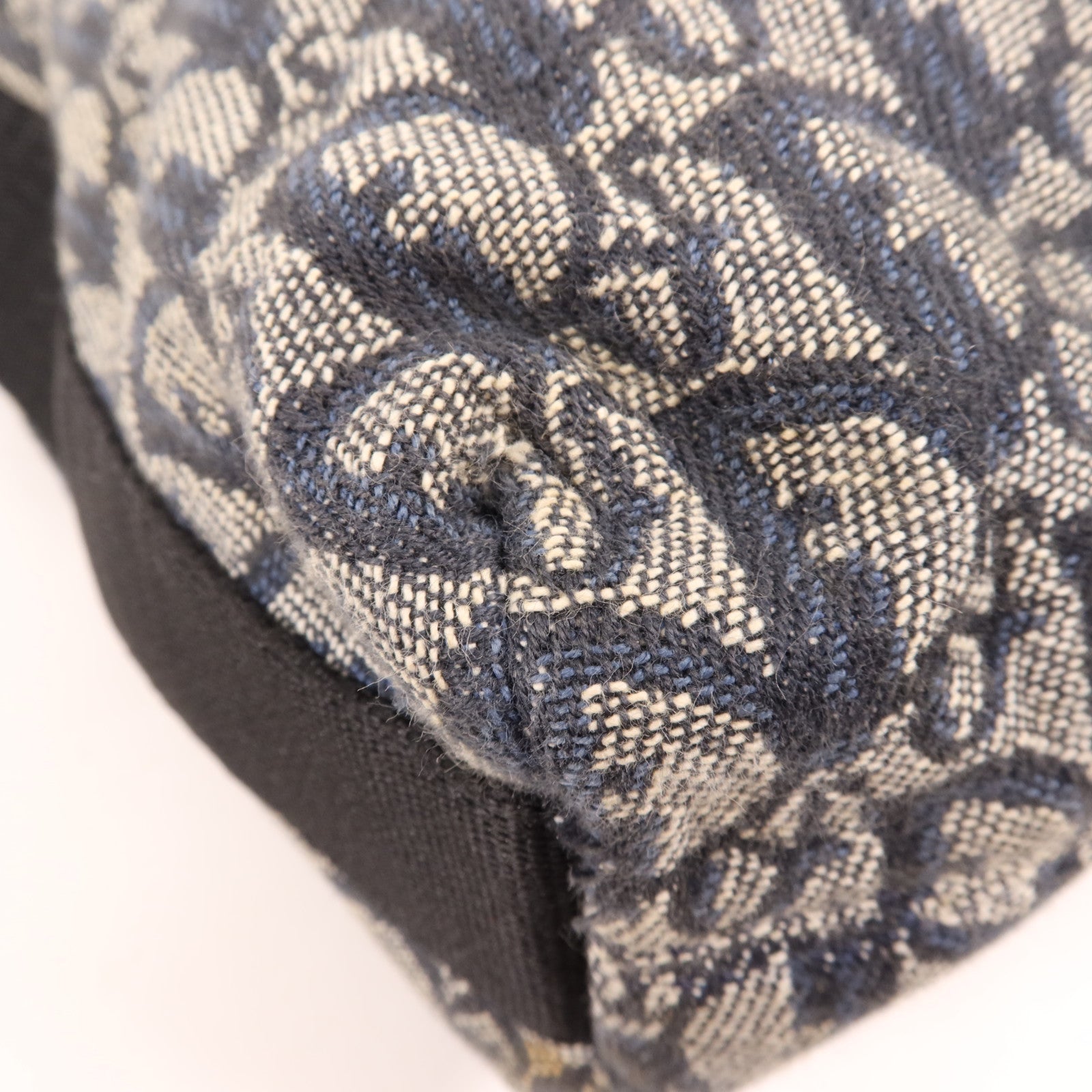 Dior 帆布Vintage Shoulder Bag銀扣肩背袋