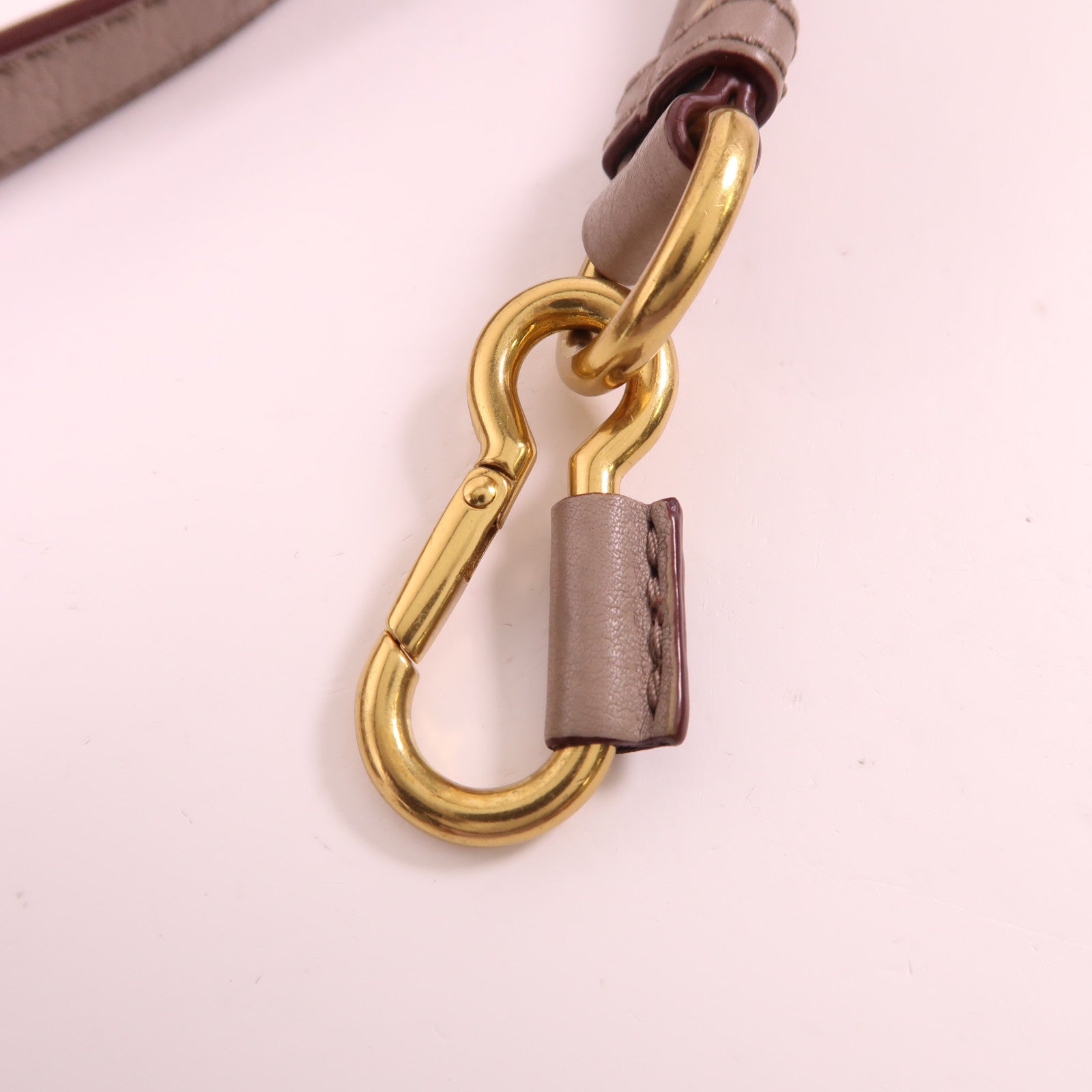 MARC JACOBS 牛皮皮革2 Way Shoulder Bag金扣手挽肩背兩用袋