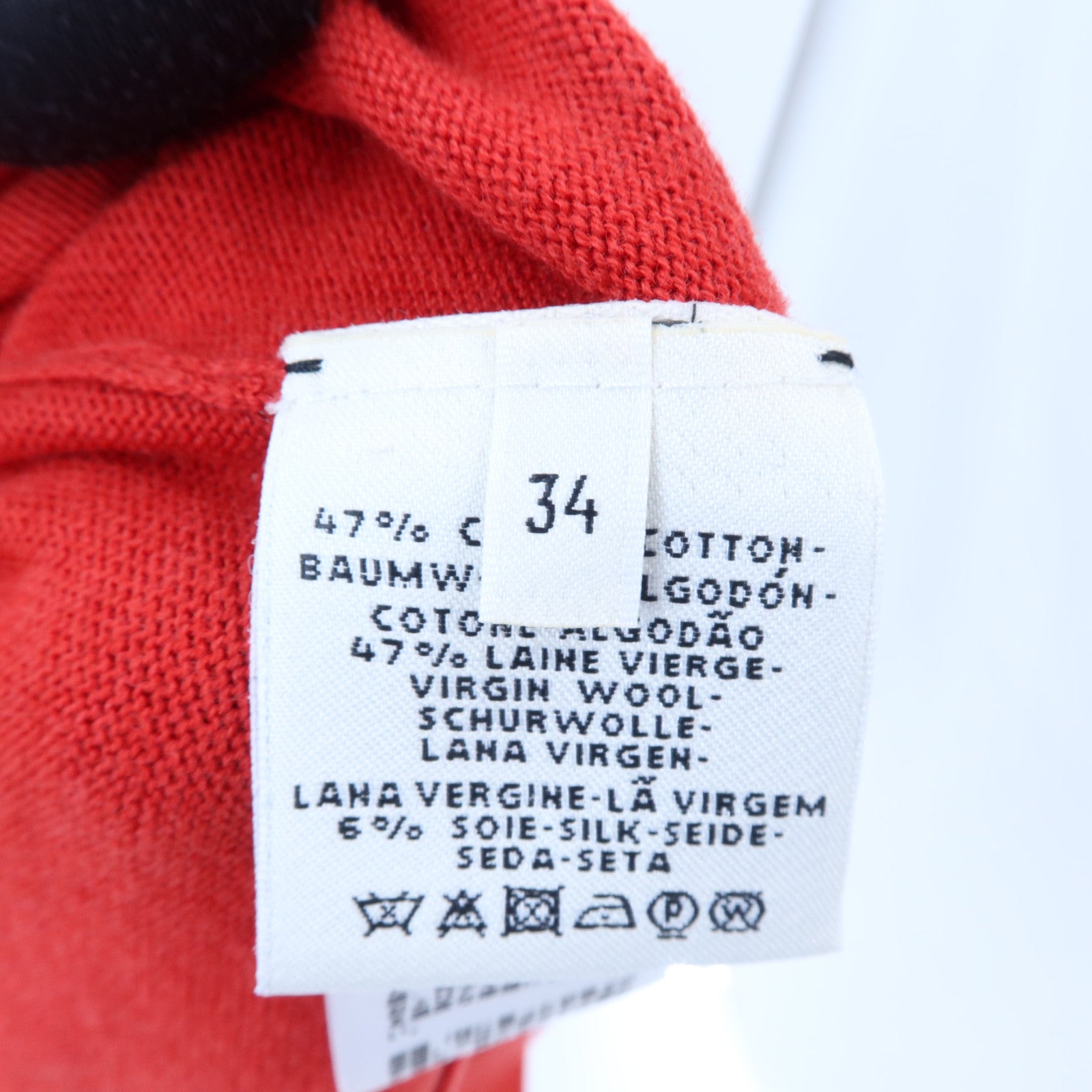 HERMES Cotton/Wool H-Lift Knitting sweater針織