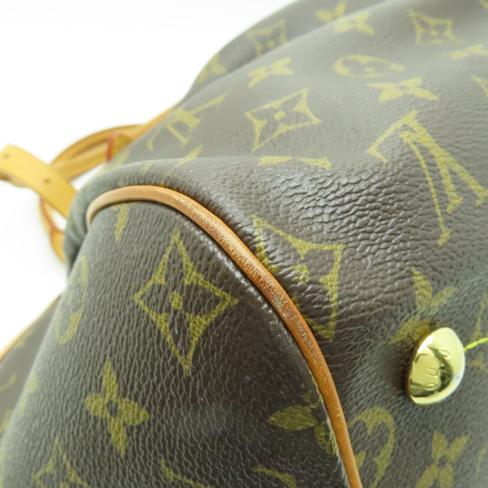 LOUIS VUITTON 【激減優惠】Monogram Tivoli GM金扣手挽袋啡色