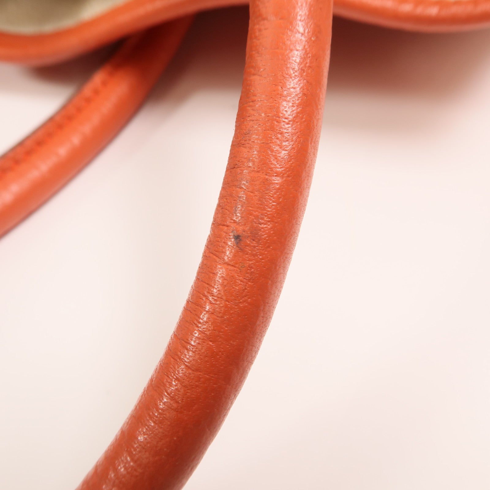 HERMES Negonda皮革Garden Party PM銀扣手挽袋Orange