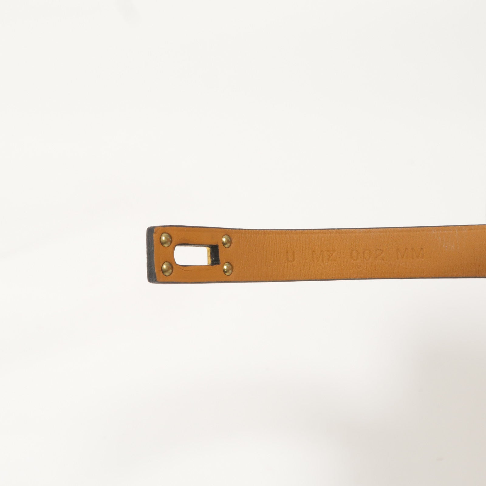 HERMES Swift皮革Mini Kelly Double Tour Bracelet手環Noir