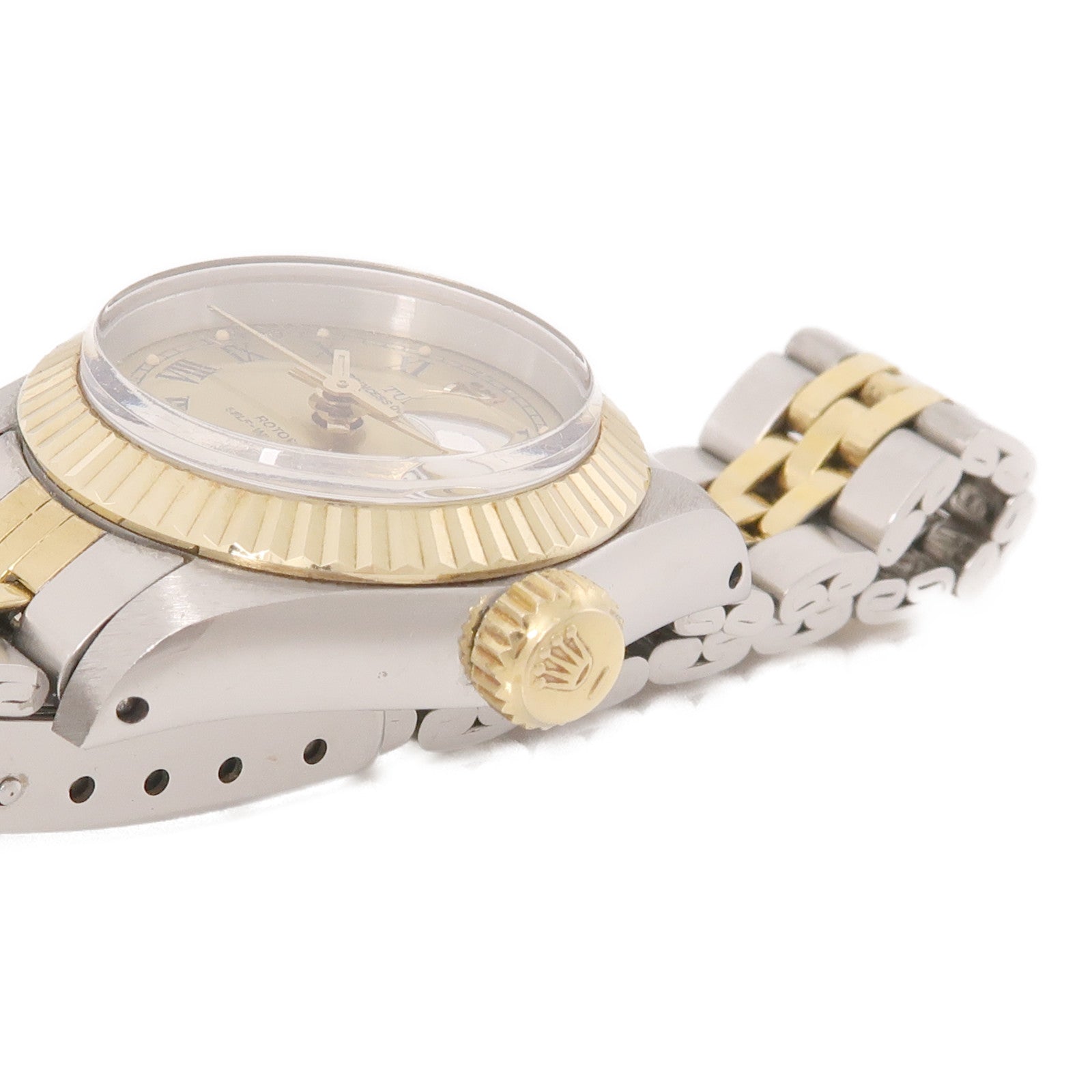 TUDOR Princess Oysterdate 18K黃金手錶自動機芯
