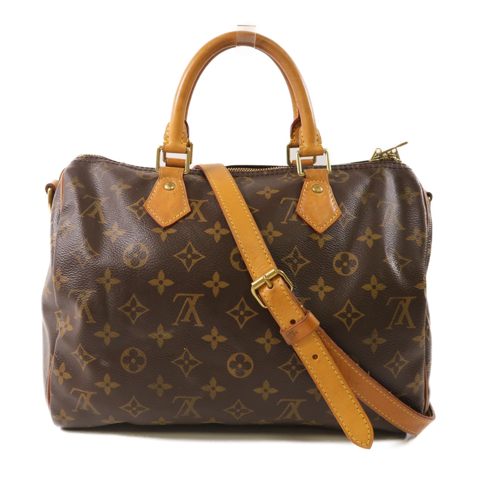 LOUIS VUITTON LV GHW Speedy Bandouliere 30 2way Shoulder Bag M46980 Monogram