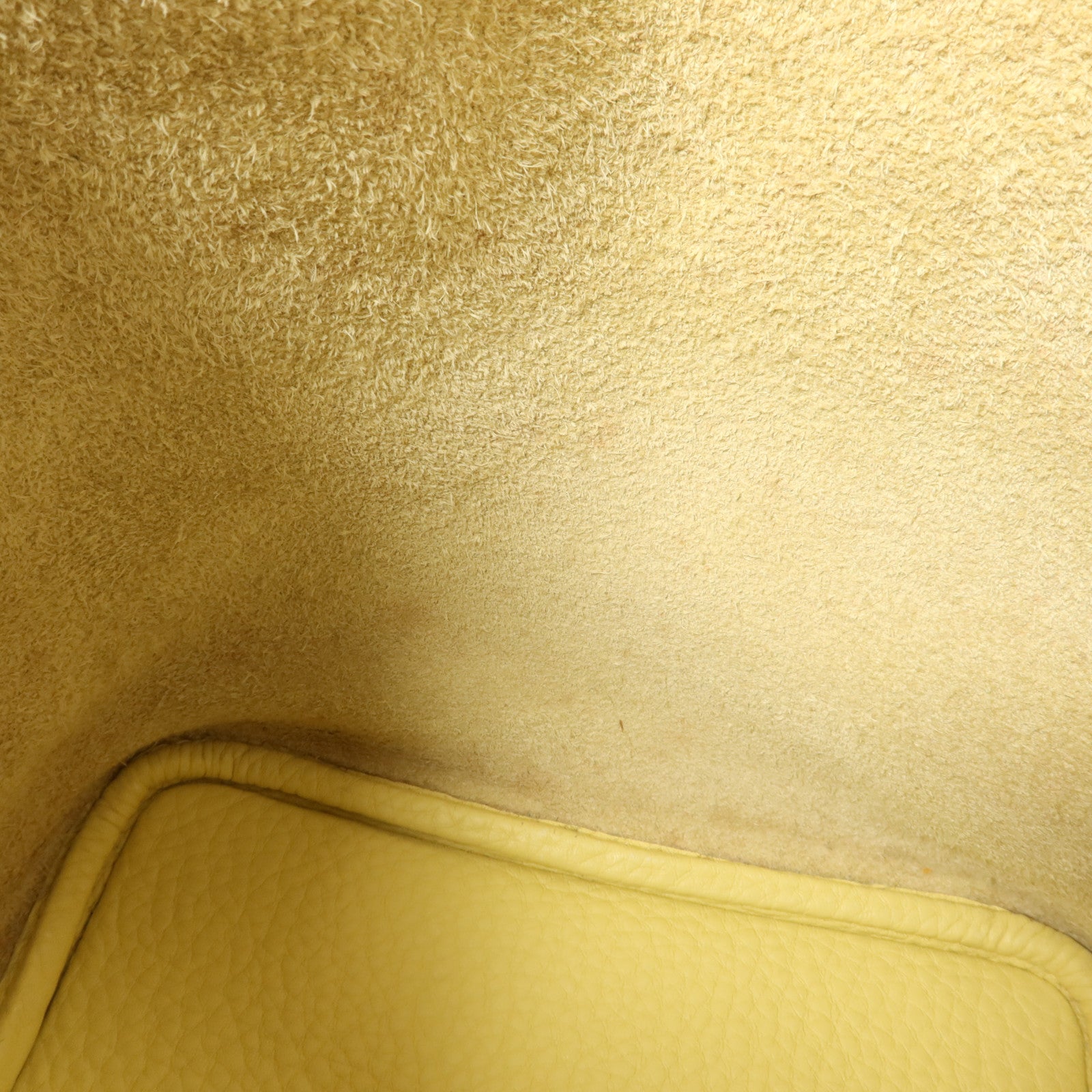 HERMES Clemence皮革Picotin PM手挽袋Jaune Poussin