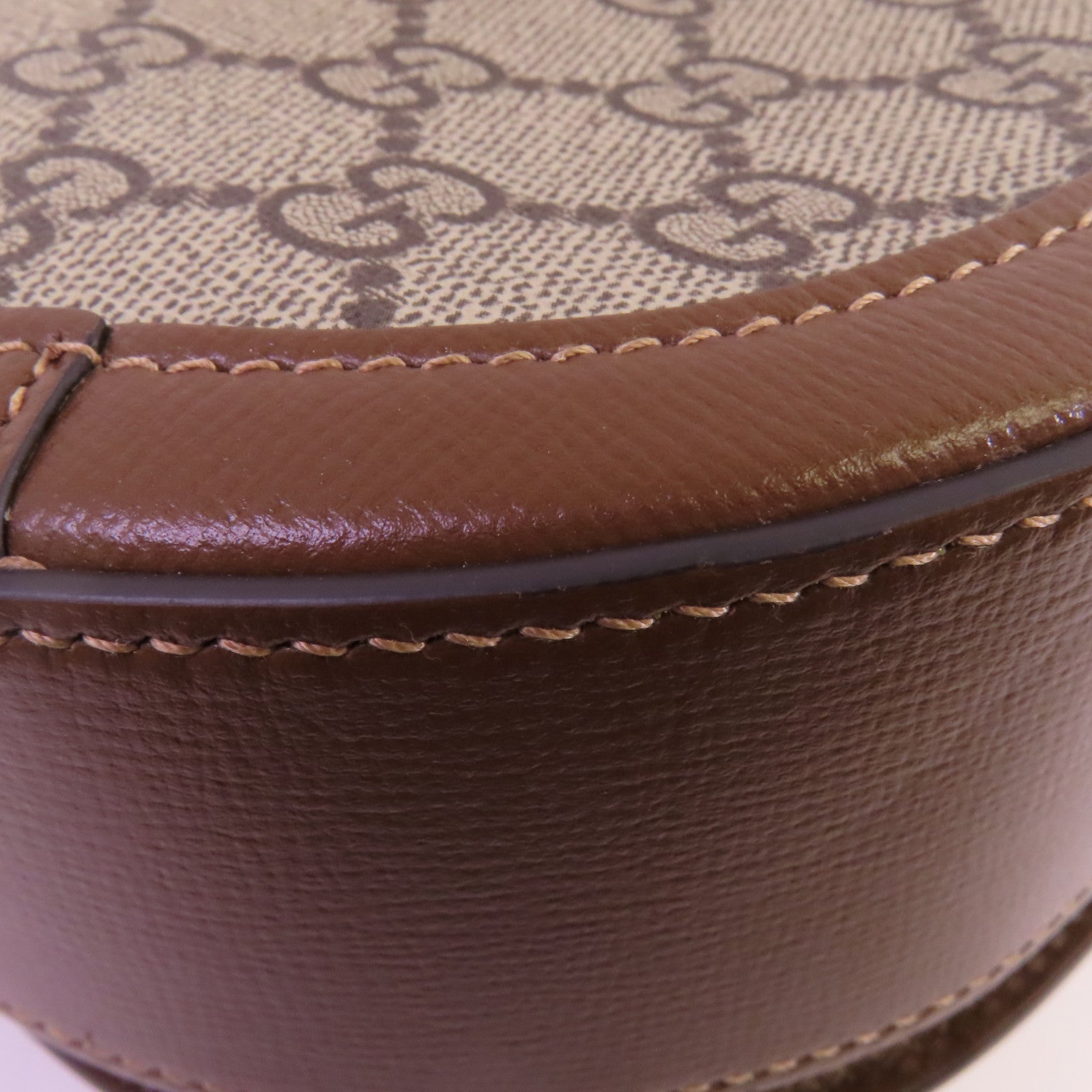 GUCCI 塗層帆布Horsebit 1955 Mini Top Handle金扣手挽肩背兩用袋