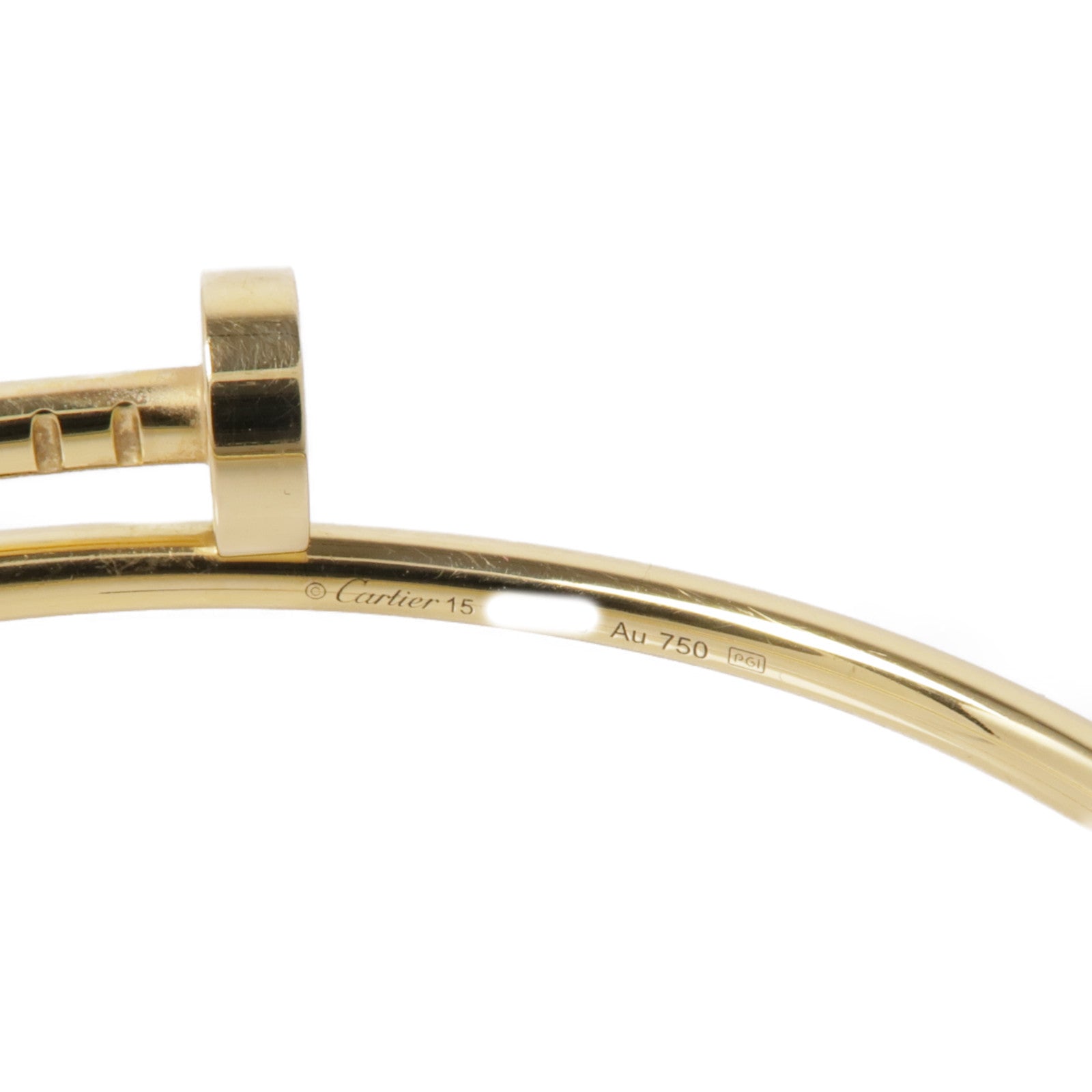 CARTIER 18K黃金Juste Un Clou手鐲
